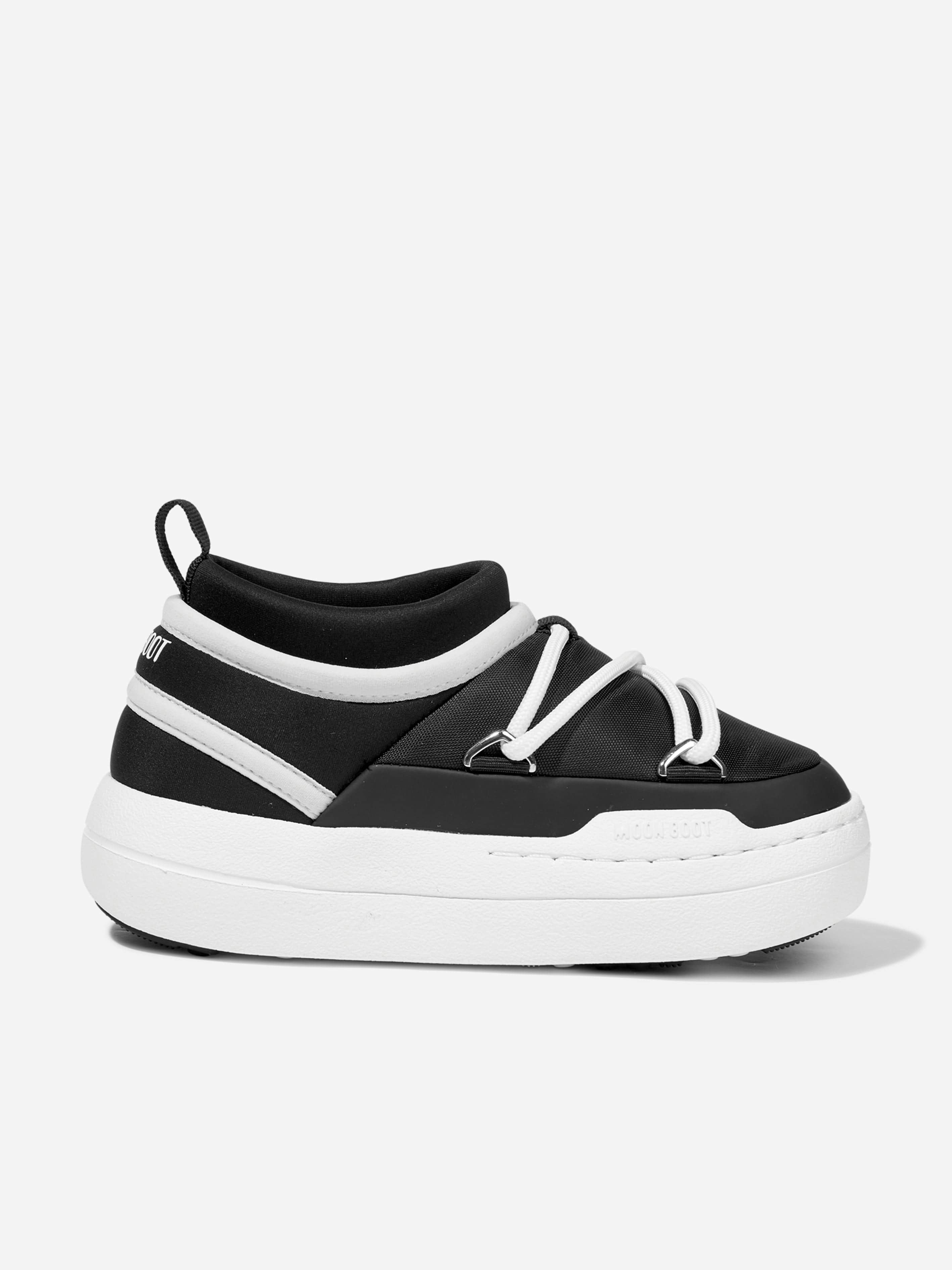 Moon Boot Boys Black Kids Jr Park Icon Trainers In - Eu 35 Uk 2.5