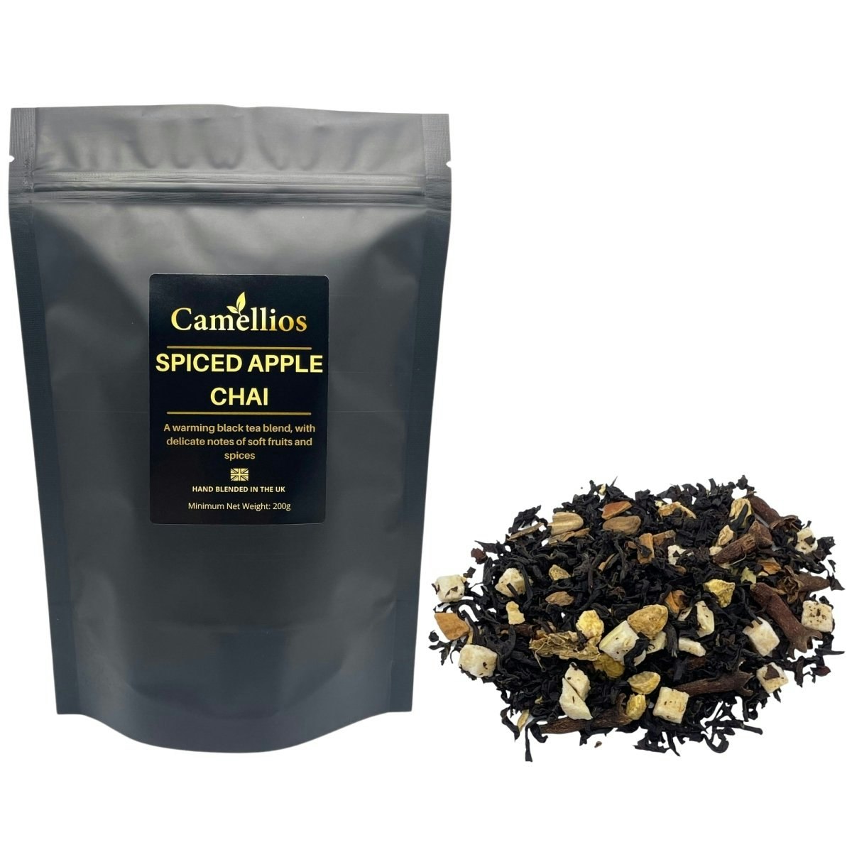 Camellios Black Spiced Apple Chai, Loose Leaf Tea - 200G