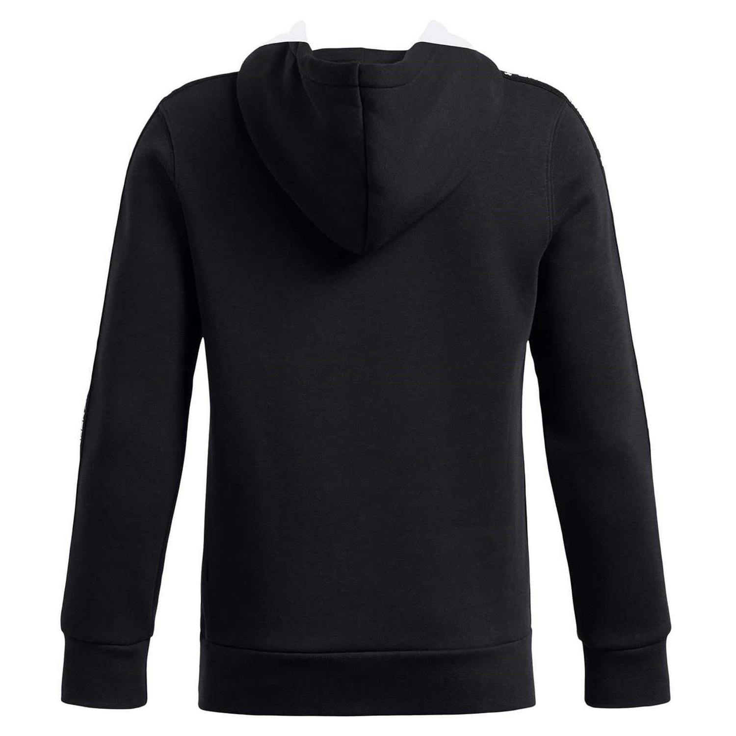 Under Armour Boys Black Regular Hoodie - 11-12 Years - 80% Cotton/20% Polyester