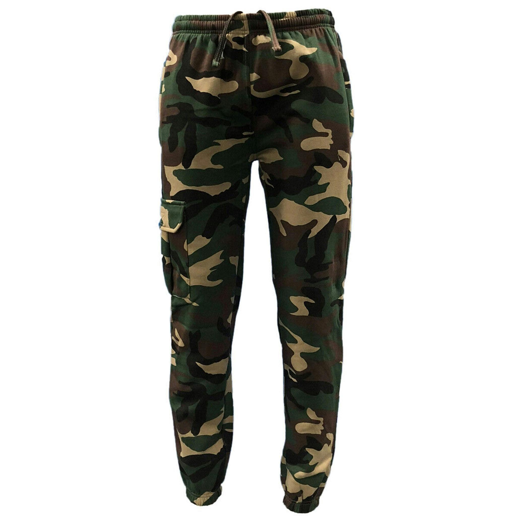 Coolandnew Game Camouflage Joggers - Woodland - 2XL