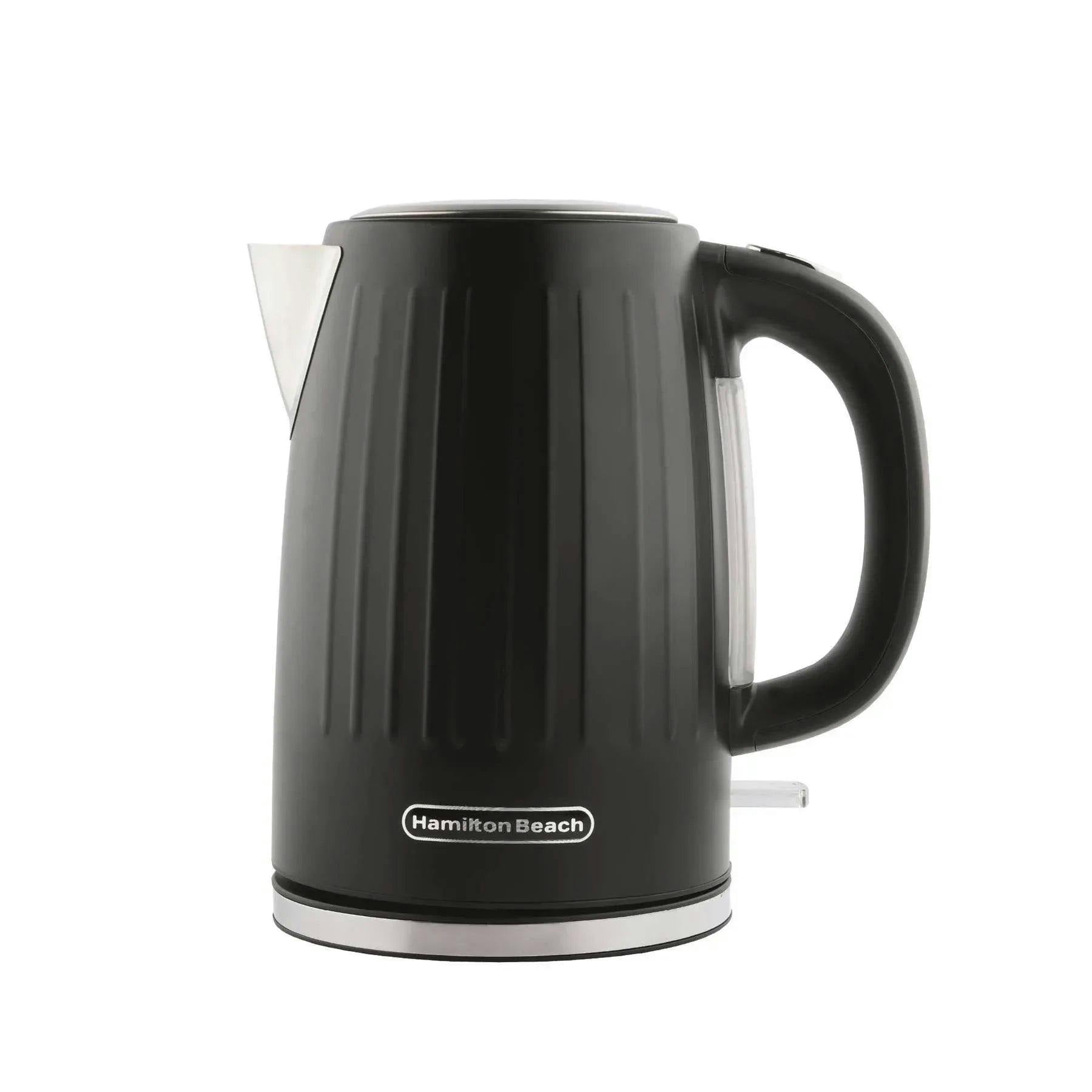Hamilton Beach Electric Kettle, Harmony, 1.7L, Rapid Boil, Boil Dry Protection, 360° Swivel Base, Removable Limescale Filter, Illuminated Indicator Light, Espresso - HBK012B - Image 3
