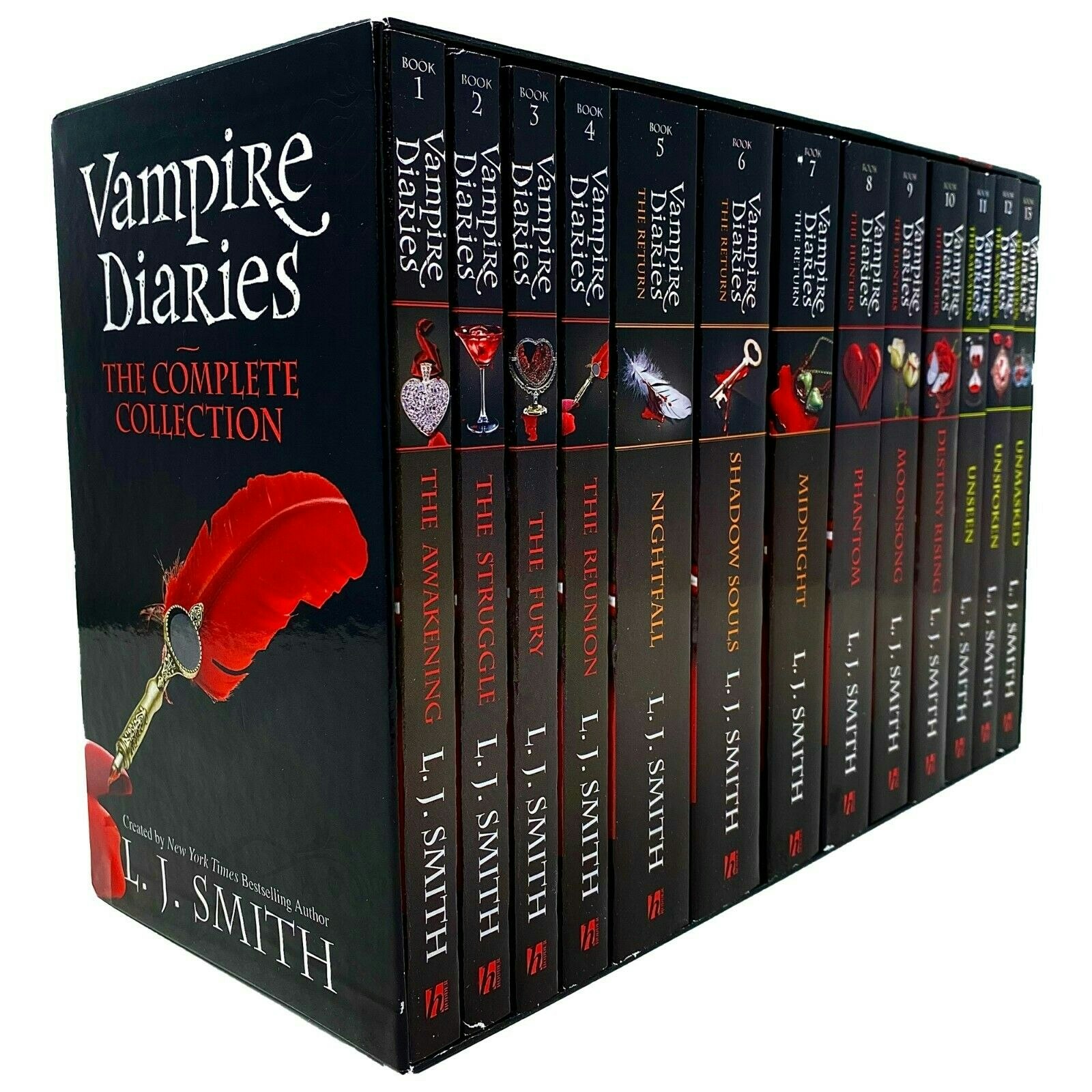 Hodder Vampire Diaries Complete Collection Books Box Set By L. J. Smith Size 13