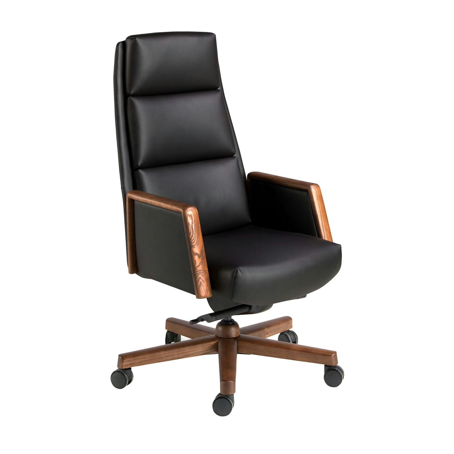 Angel Cerdá Black Swivel Office Chair 4213/4214 - Walnut |