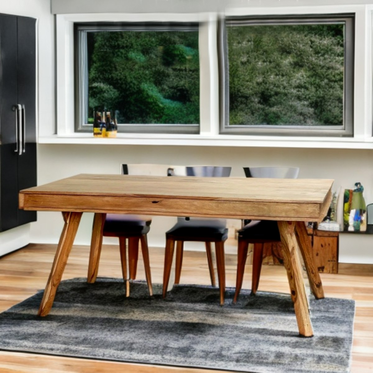 Ih Design Tanishia Sheesham Medium Table - Wood - 115Cm X 80Cm X 76Cm (Lxdxh) - Dining Table