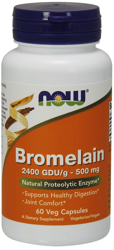 Now Foods Bromelain 500Mg, 60 Capsules - Image 9