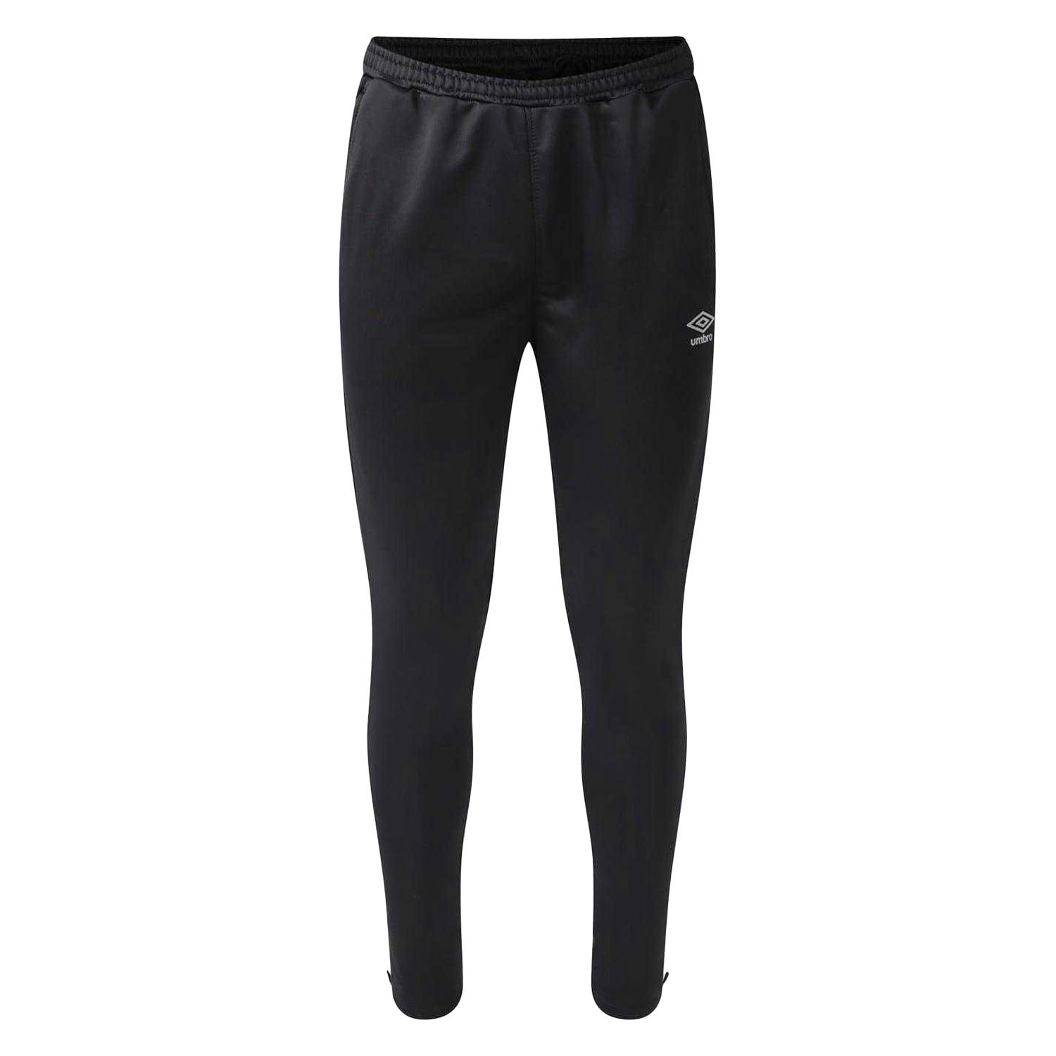 Umbro Men's Black Active Slim Running Tracksuit Bottoms - M - 100% Polyester