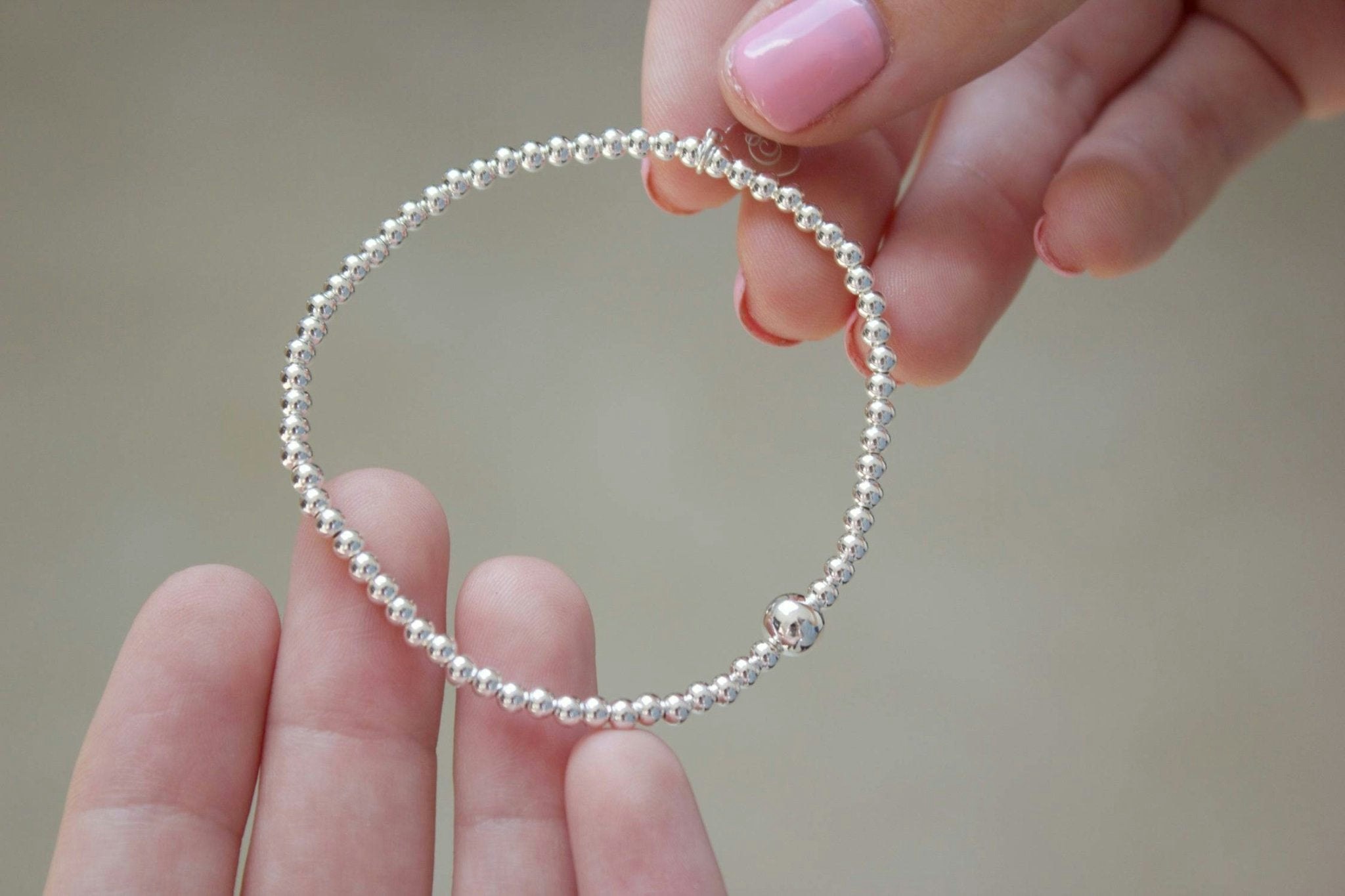 Mylee London Silver Ball Bead Bracelet - No - Child