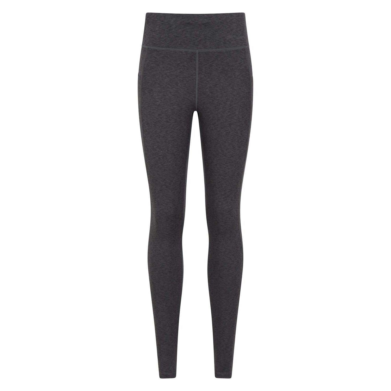 Mountain Warehouse Women's Grey Contin Trekking Thermal Leggings - 6 Uk - 88% Polyester/12% Elastane