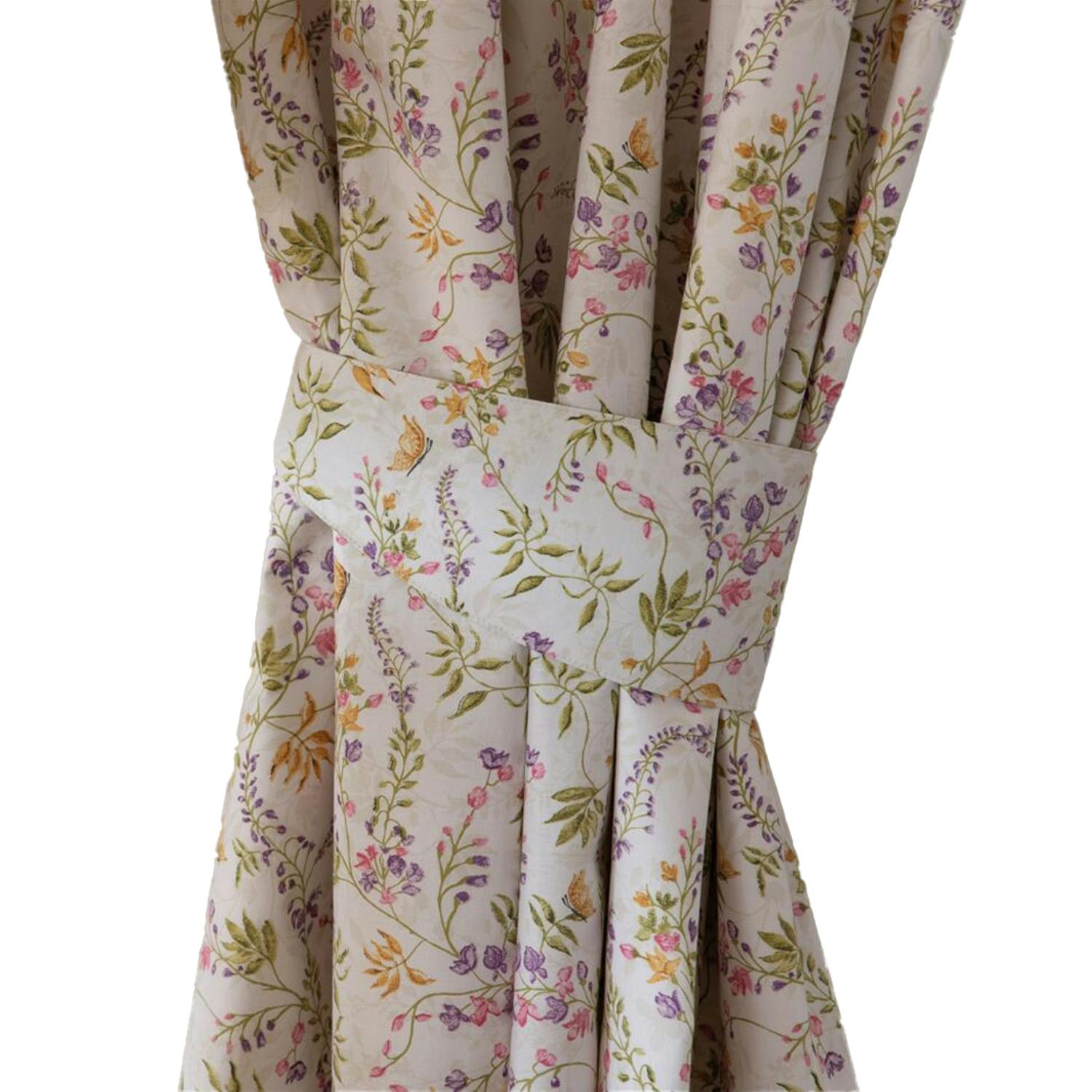 Belledorm Kira Curtains (Pack Of 2) - Multicoloured - 72In X 66In - Multicoloured - 80% Cotton/20% Polyester