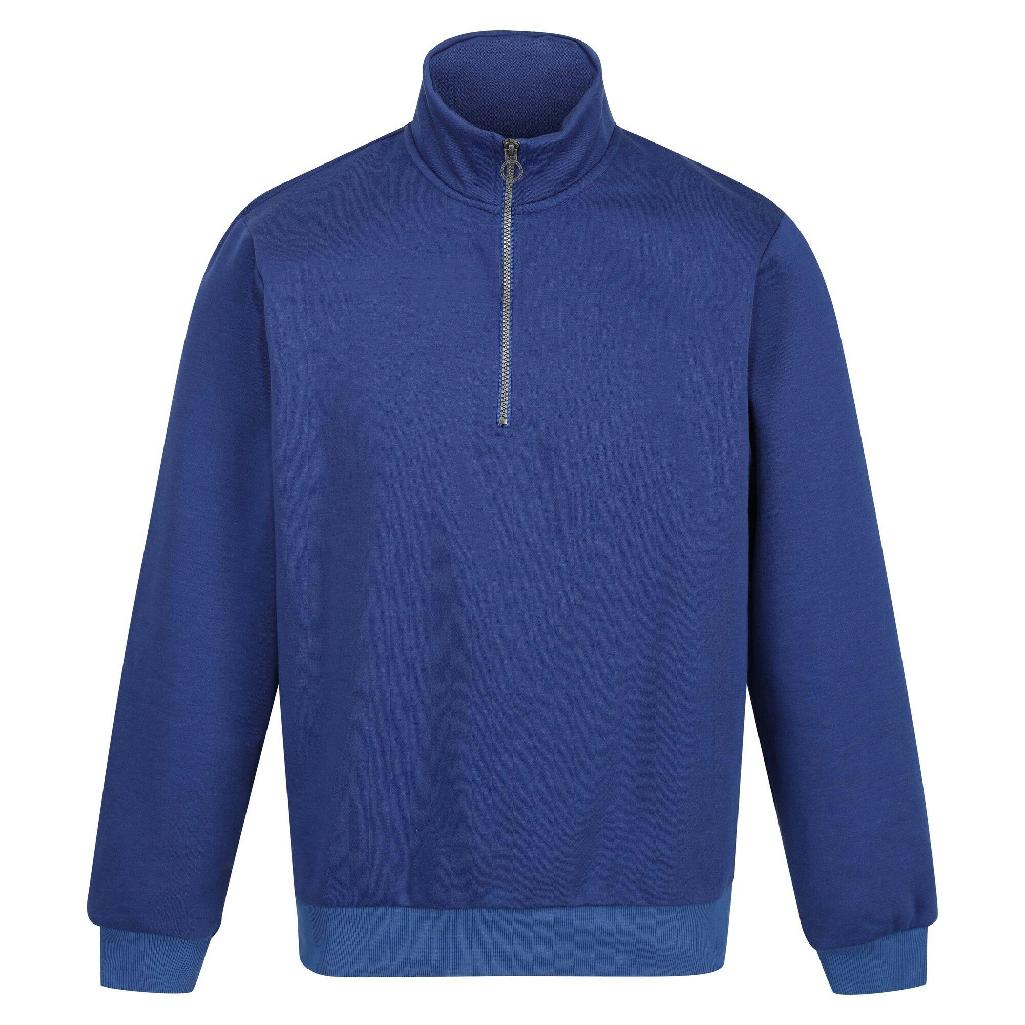 Regatta Men's Professional Quarter Zip Sweatshirt - New Royal - New Royal - Xs - 65% Polyester/35% Cotton