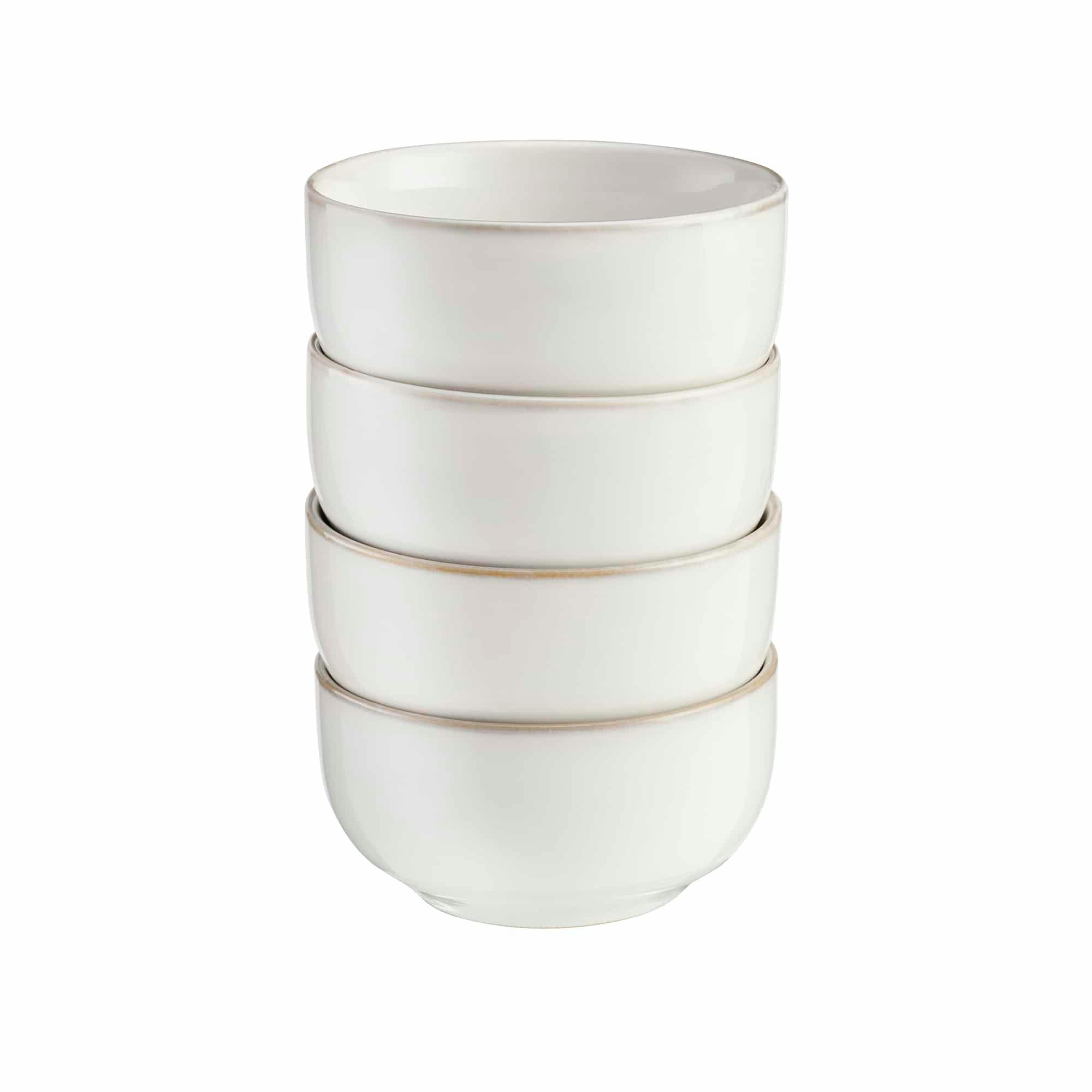 Cooks Professional Set Of 4 Nordic Stoneware Dipping Bowls | White - Image 3