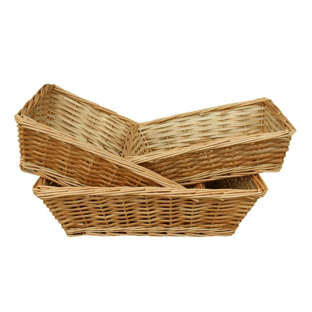Rackhams Red Tape Split Willow Serving Tray - Set Of 3