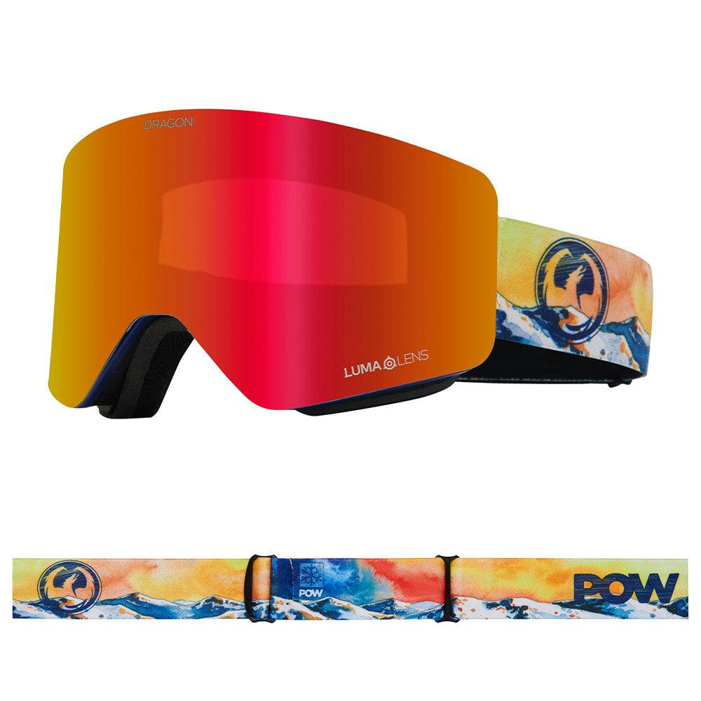 Dragon Red/Blue R1 Otg - Pow Collab 2025 With Lumalens Ionized & Lumalens Flash Lens - Medium Fit