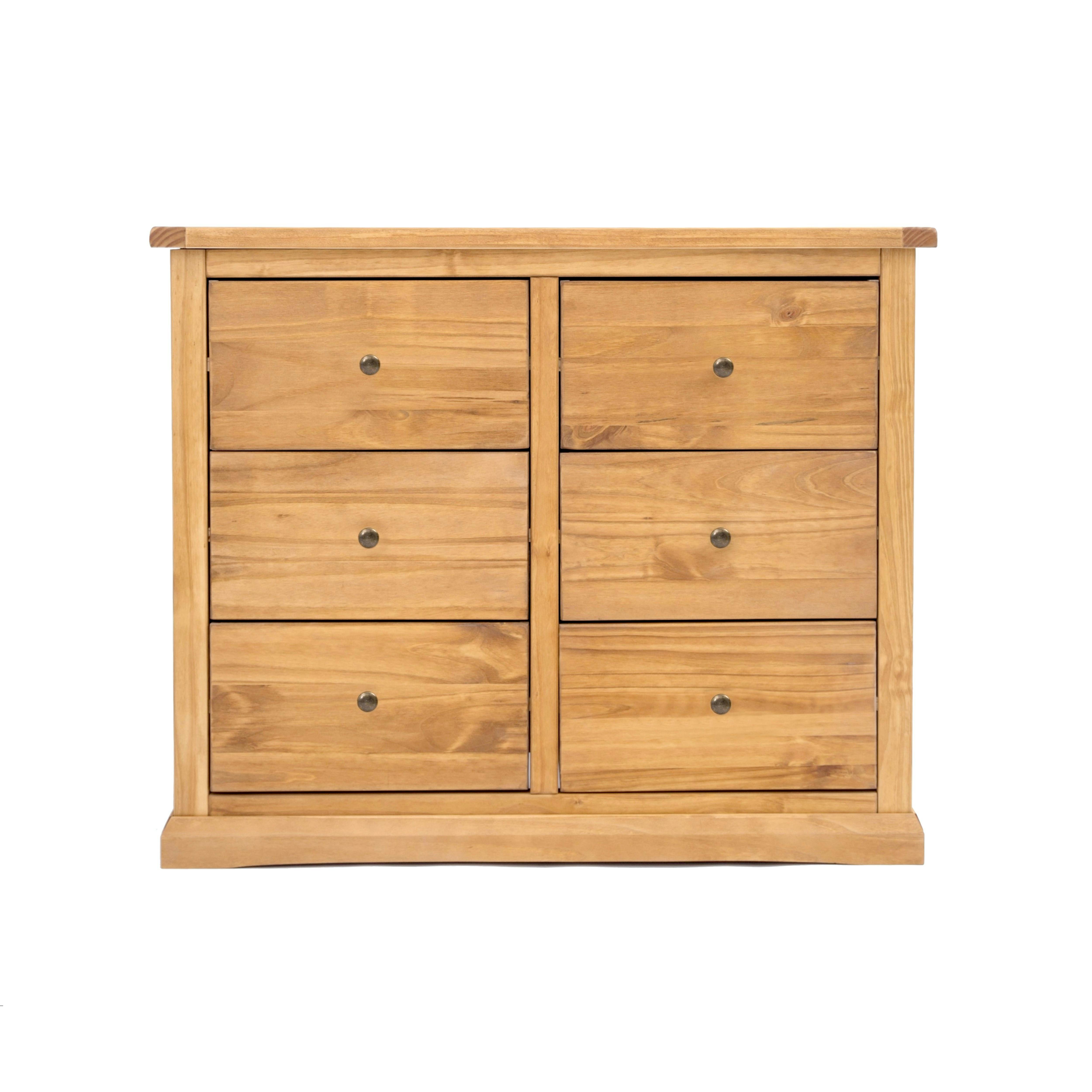 B&Q - Lucca 6 Drawer Chest Of Drawers Brass Knob - Image 3