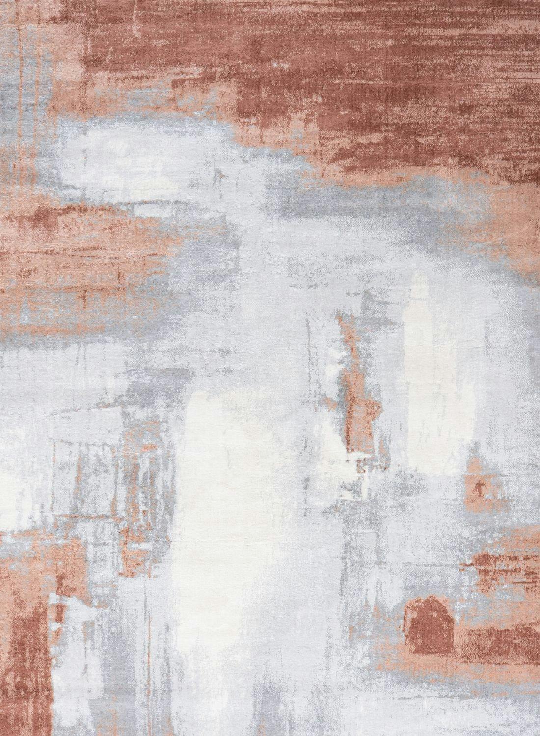 Rackhams Pink Elaris Abstract Rose Rug | 410 - 120X170 Cm
