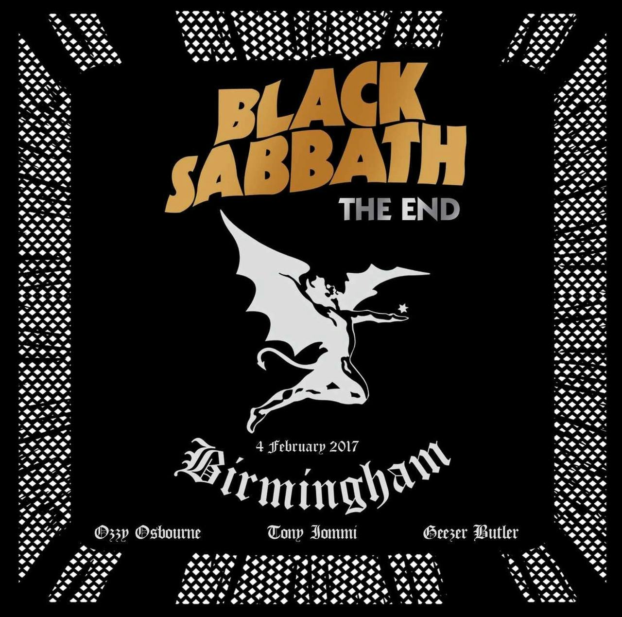 Eyesore Merch Black Sabbath 'The End Live In Birmingham' 2Cd
