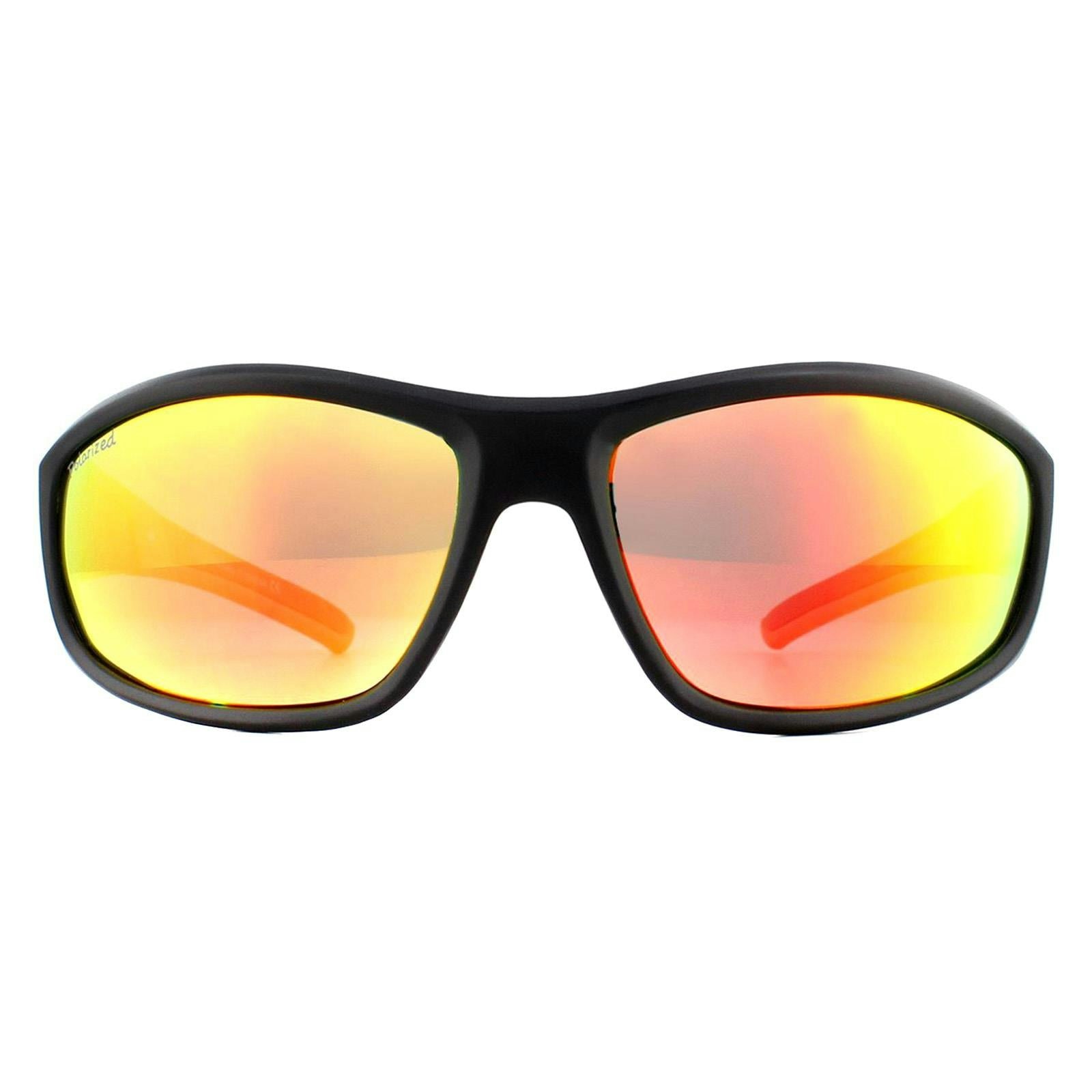 Montana Men's Black Sunglasses Sp311a Rubber Smoke Polarized