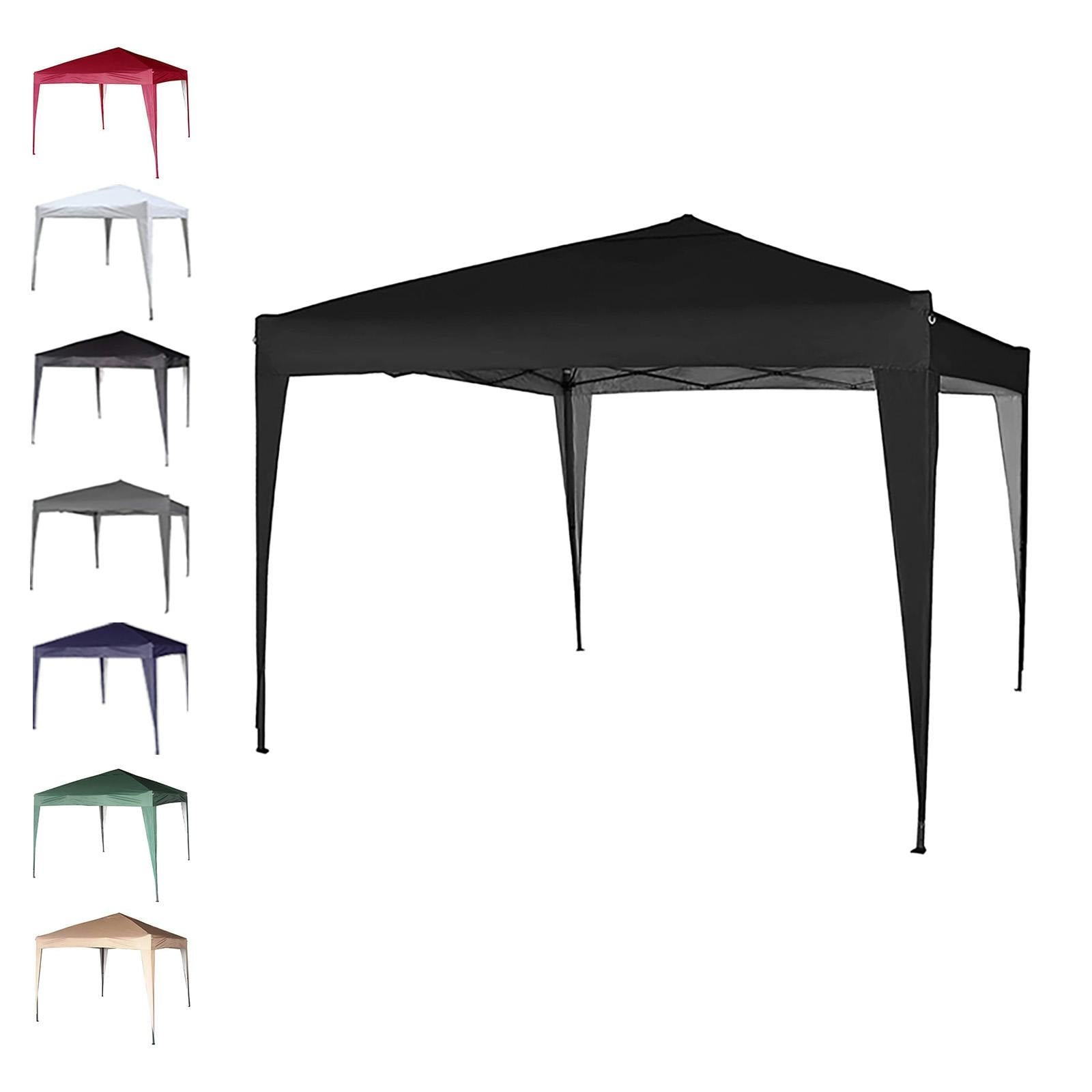 Rackhams Black 3X3m Pop Up Gazebo Outdoor Patio Canopy Tent