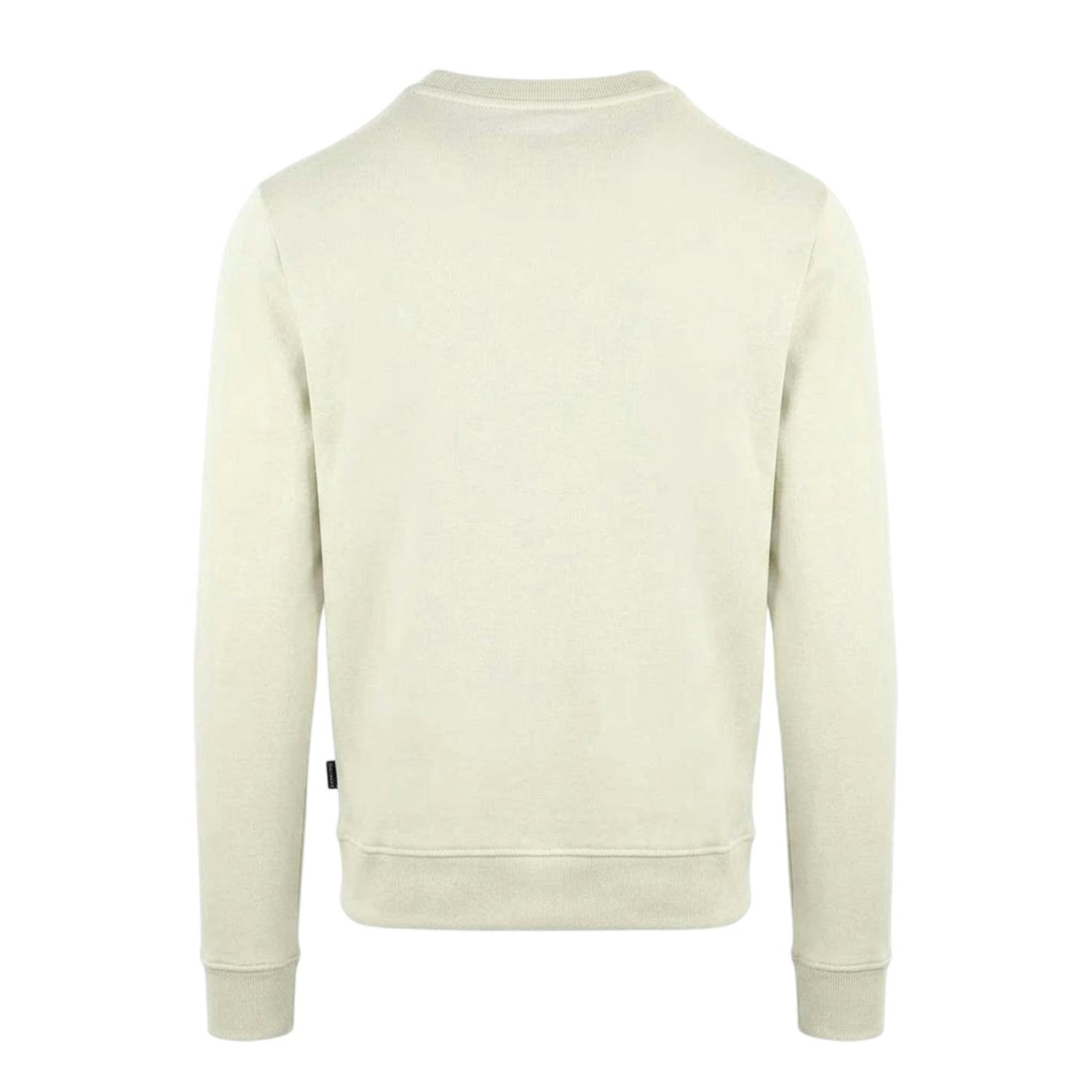Aquascutum Men's Ribbed Collar Sweatshirt - Butter - Xl - Butter - 100% Mixed