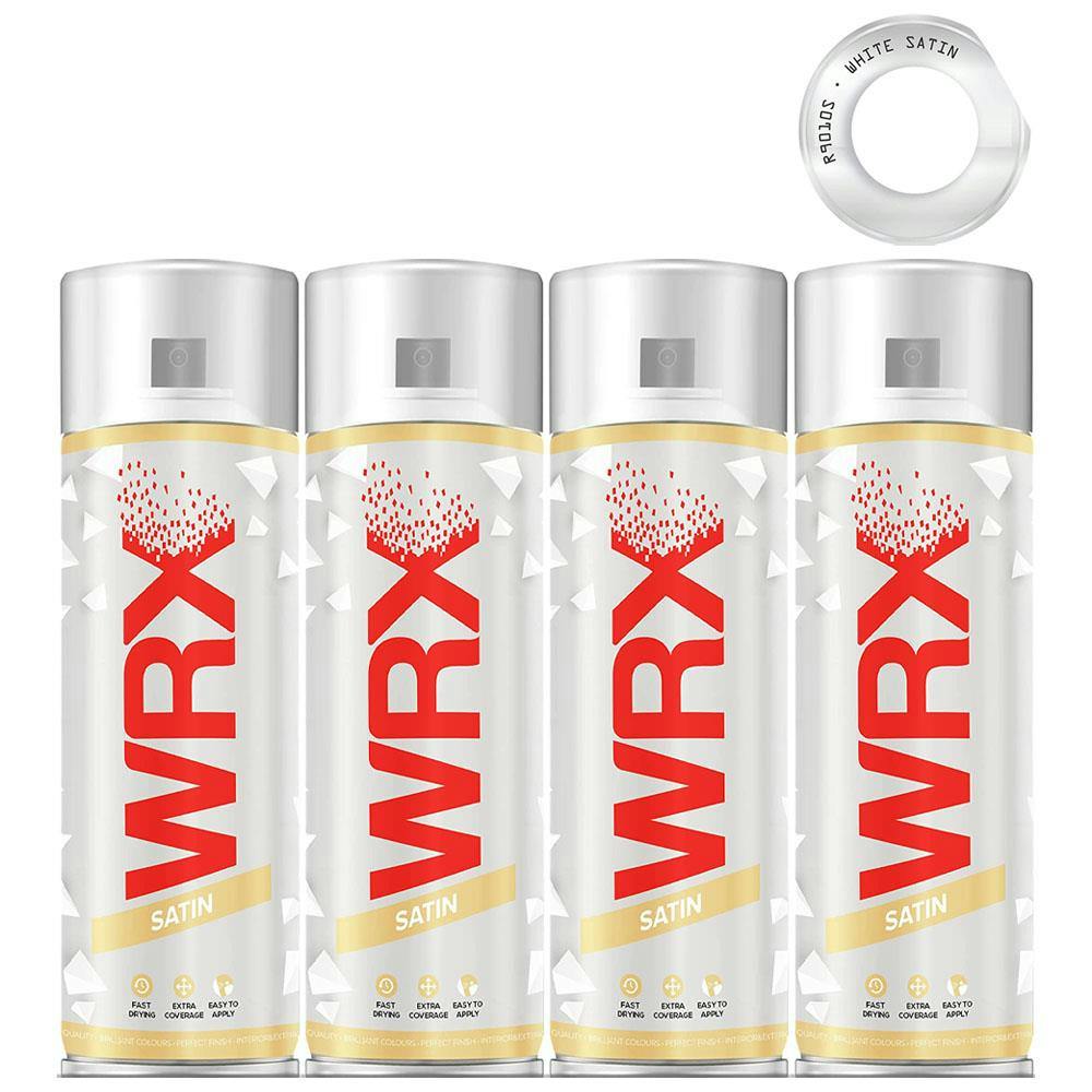 Akcali Brass Wrx Spray Paint 400 Ml - White Satin R9010s - Satin Finish (2) - Image 8