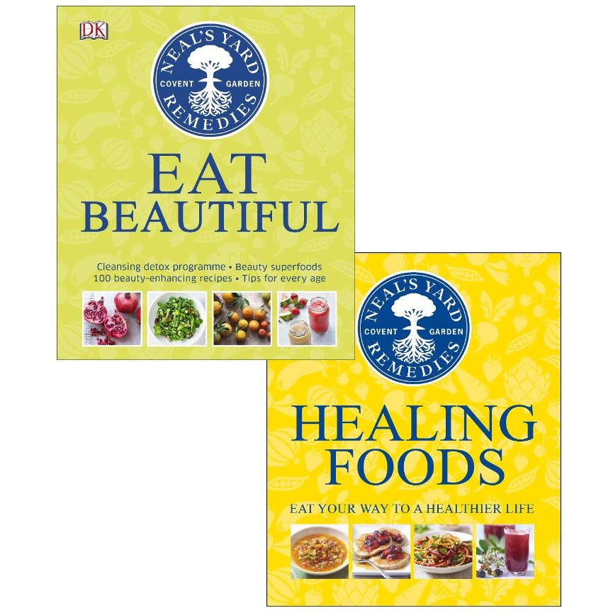 Dorling Kindersley Neal's Yard Remedies Collection 2 Books Set Eat Beautiful And Healing Foods