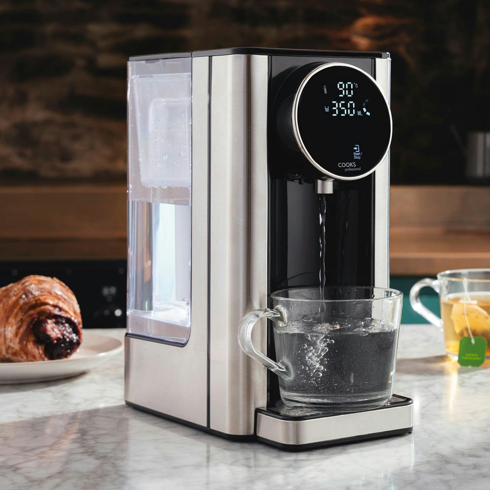 Cooks Professional 2.7L Digital Hot Water Dispenser | Silver - Image 3