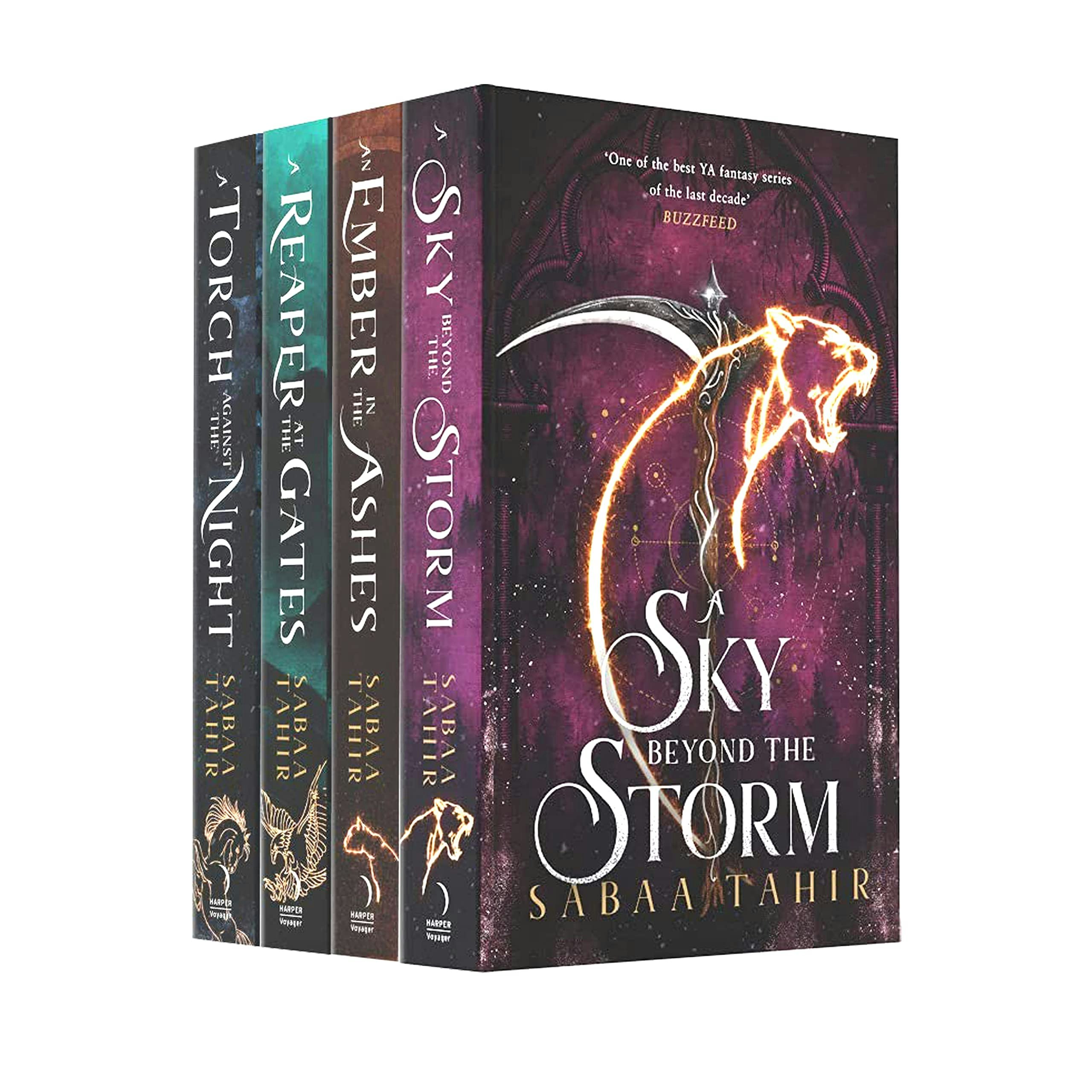 Various Publishers Sabaa Tahir Ember Quartet Series 4 Books Set - A Sky Beyond The Storm, An Ember In The Ashes, A Torch Against The Night & More