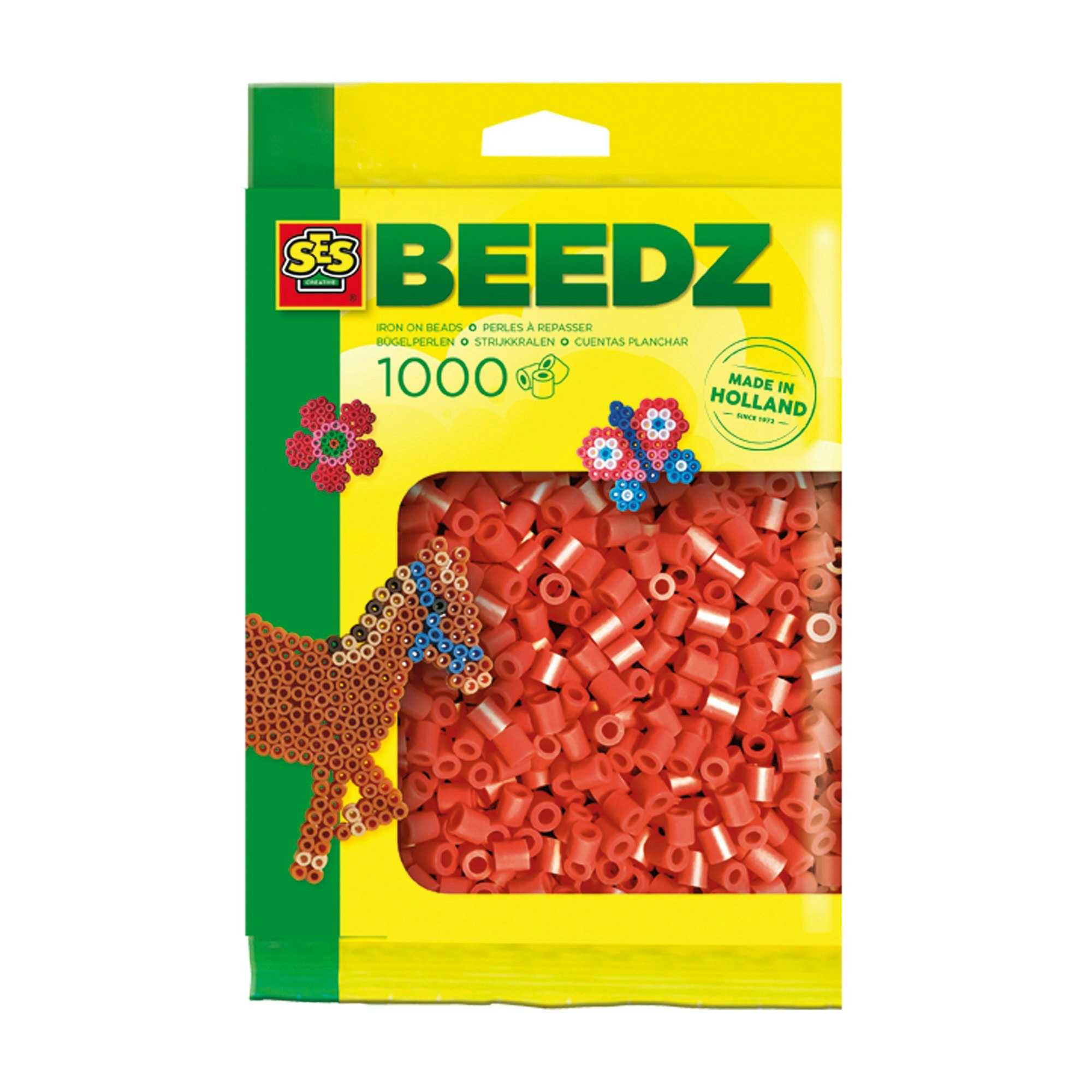 Ses Creative Red Iron On Beads 1000