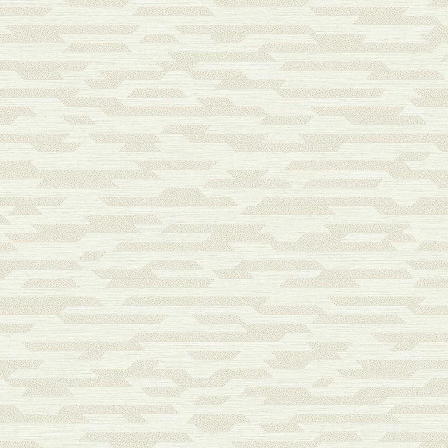Grandeco Boutique Dioret Stacked Stones Wallpaper - Cream - Embossed Luxury Weight - Image 3