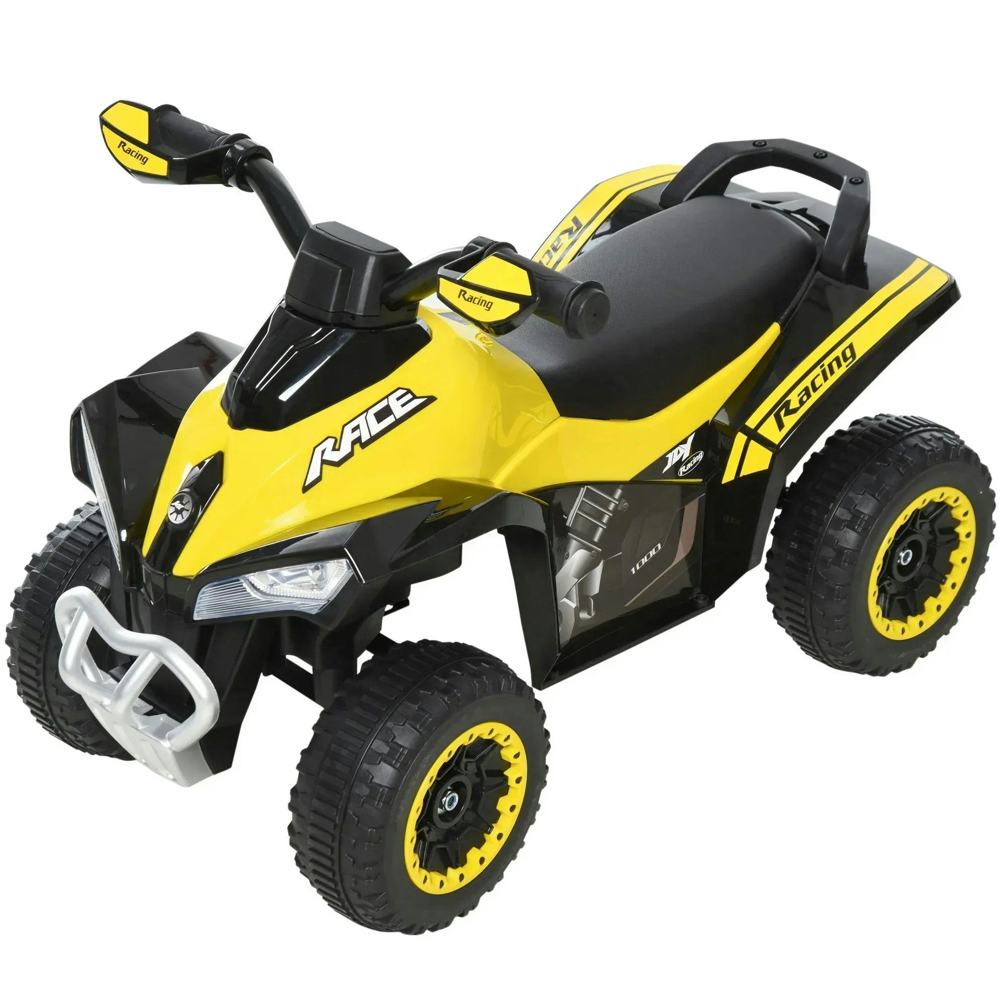 Bobobiy Yellow No Power Ride On Car Toddler Kids Walker Foot To Floor Slider W/ Music Lights For 18 - 36 Months