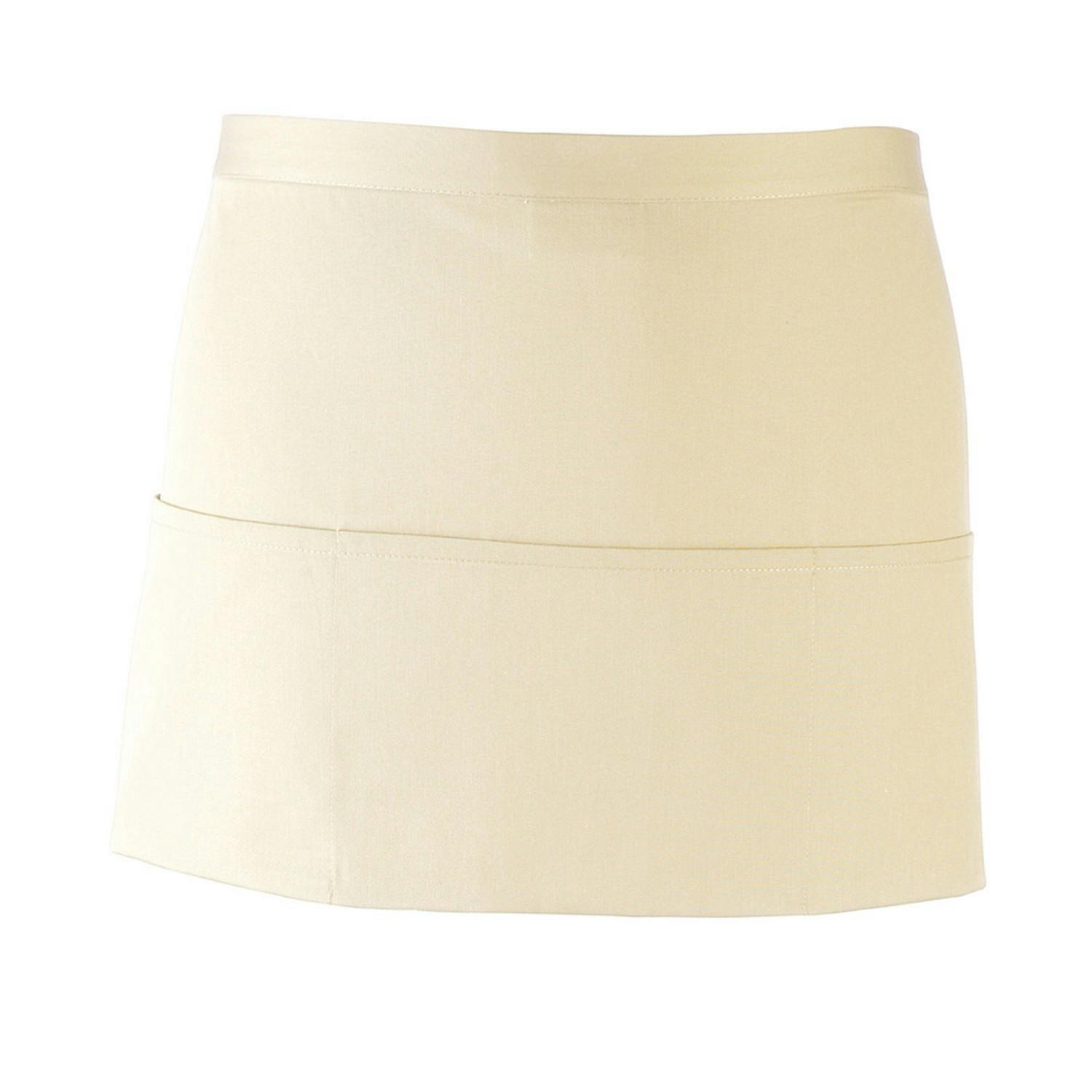 Premier (One Size, Natural) Colours 3 Pocket Short Apron - Image 2
