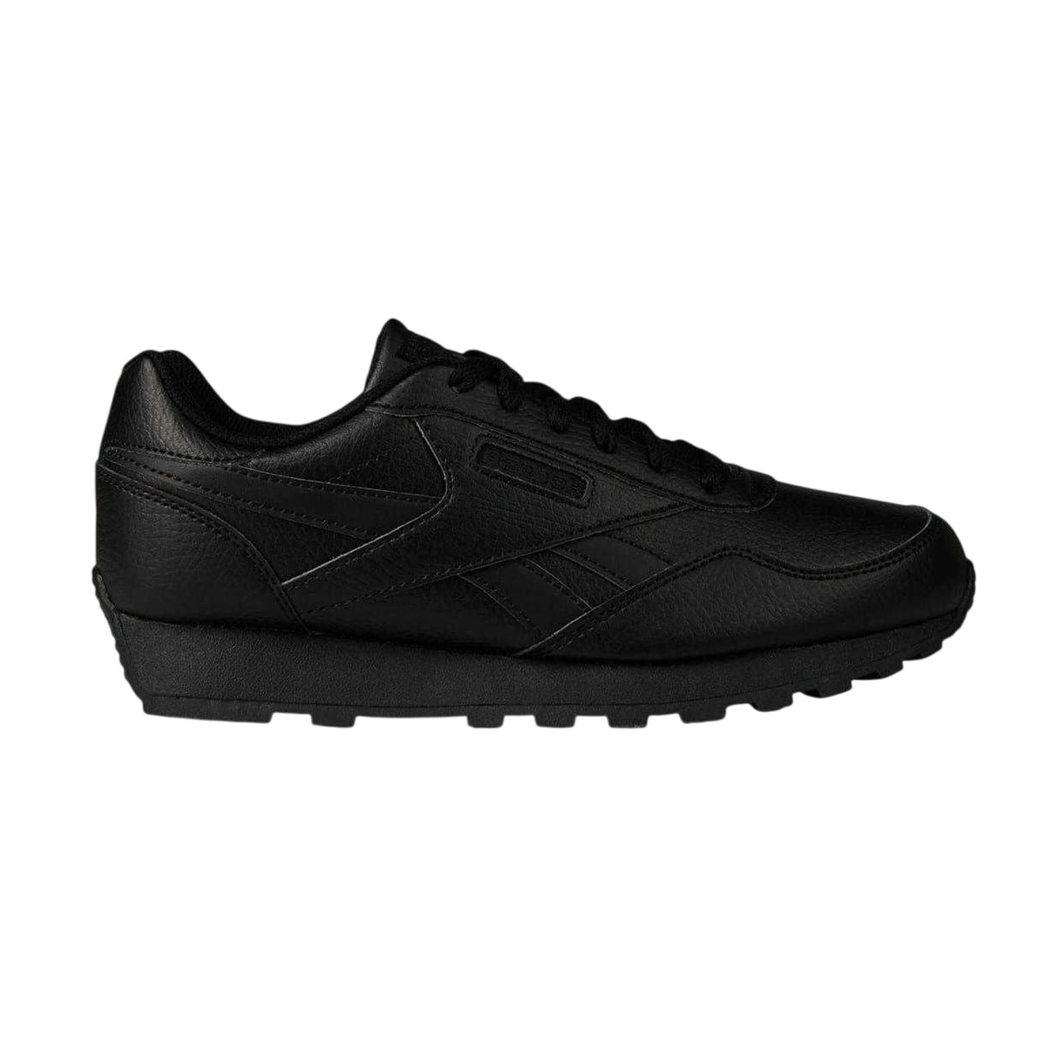 Reebok Women's Black Royal Rewind Leather Trainers - 3 Uk - 100% Mixed