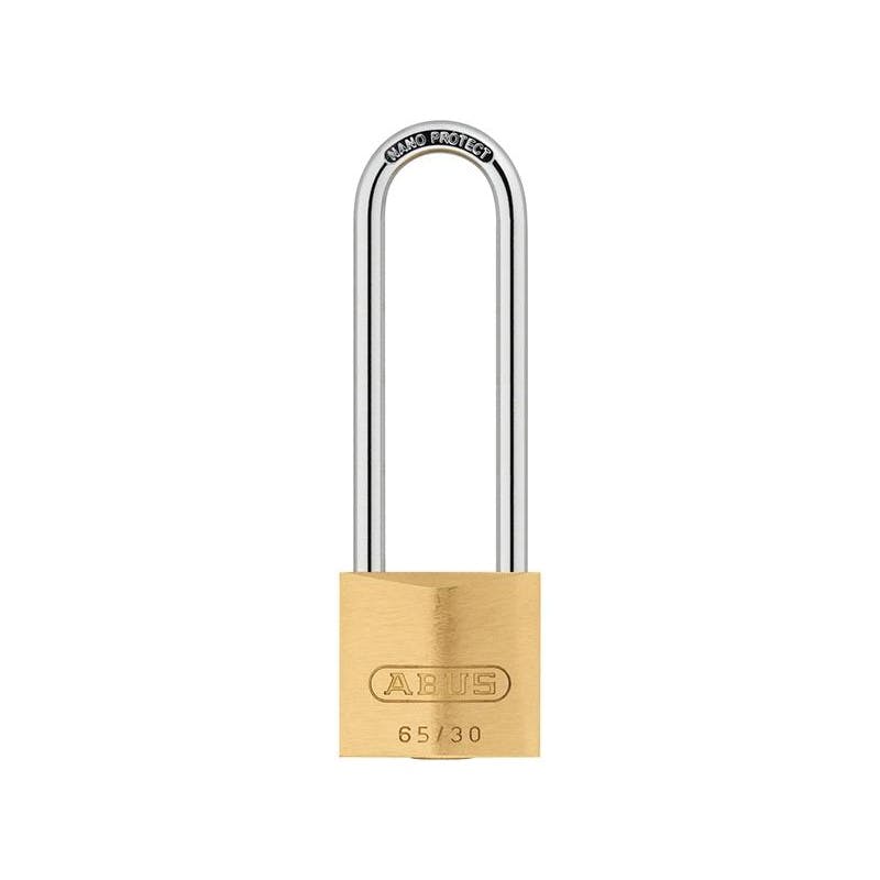 Rackhams 65 Series Brass Padlock - 30Mm Long Shackle 60Mm - Multi Colour