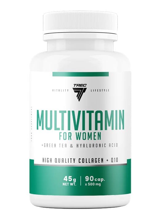 Trec Nutrition Women's Green Multivitamin For - 90 Caps - Image 4