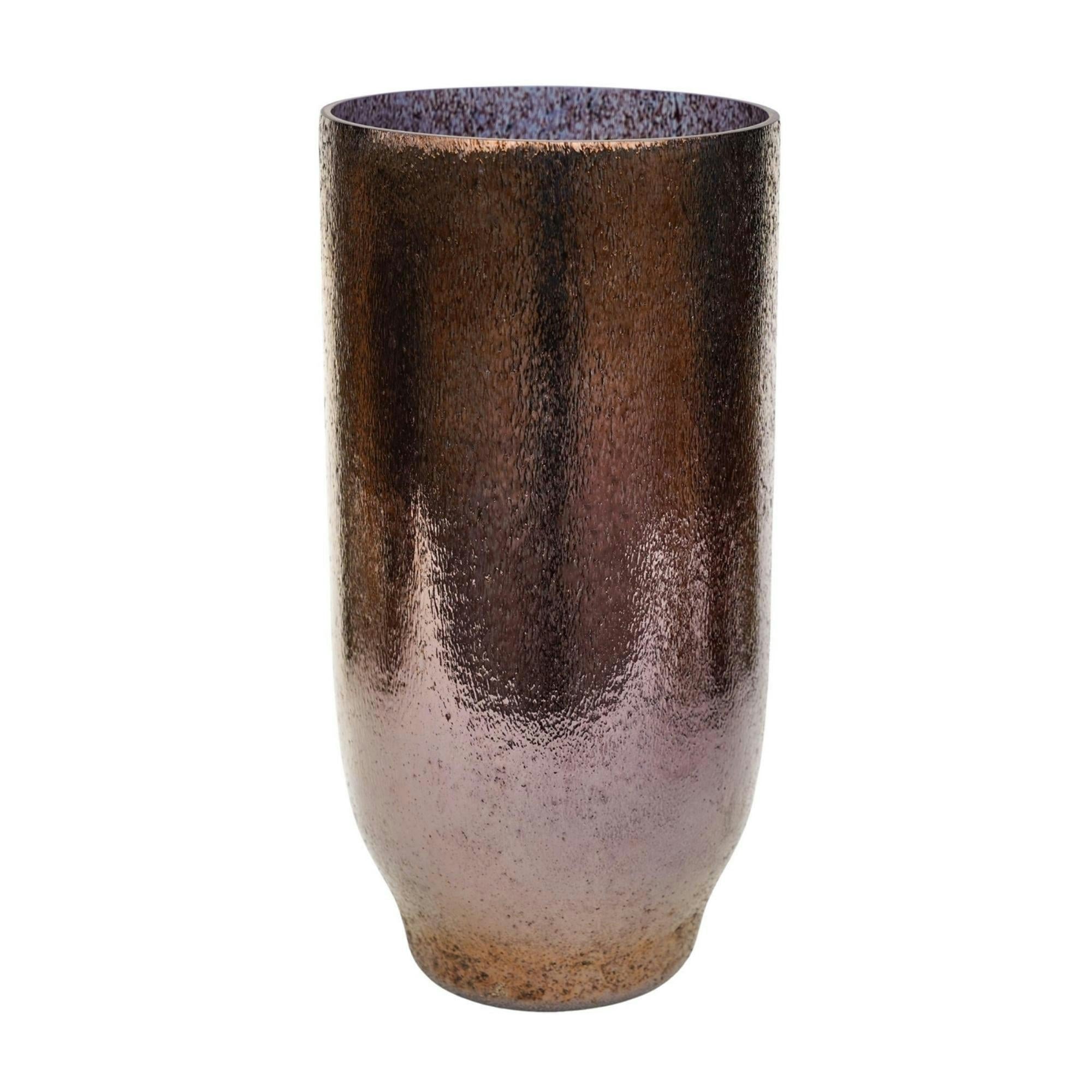 Rackhams Bronze Opulent Metallic Tall Vase - Metallic