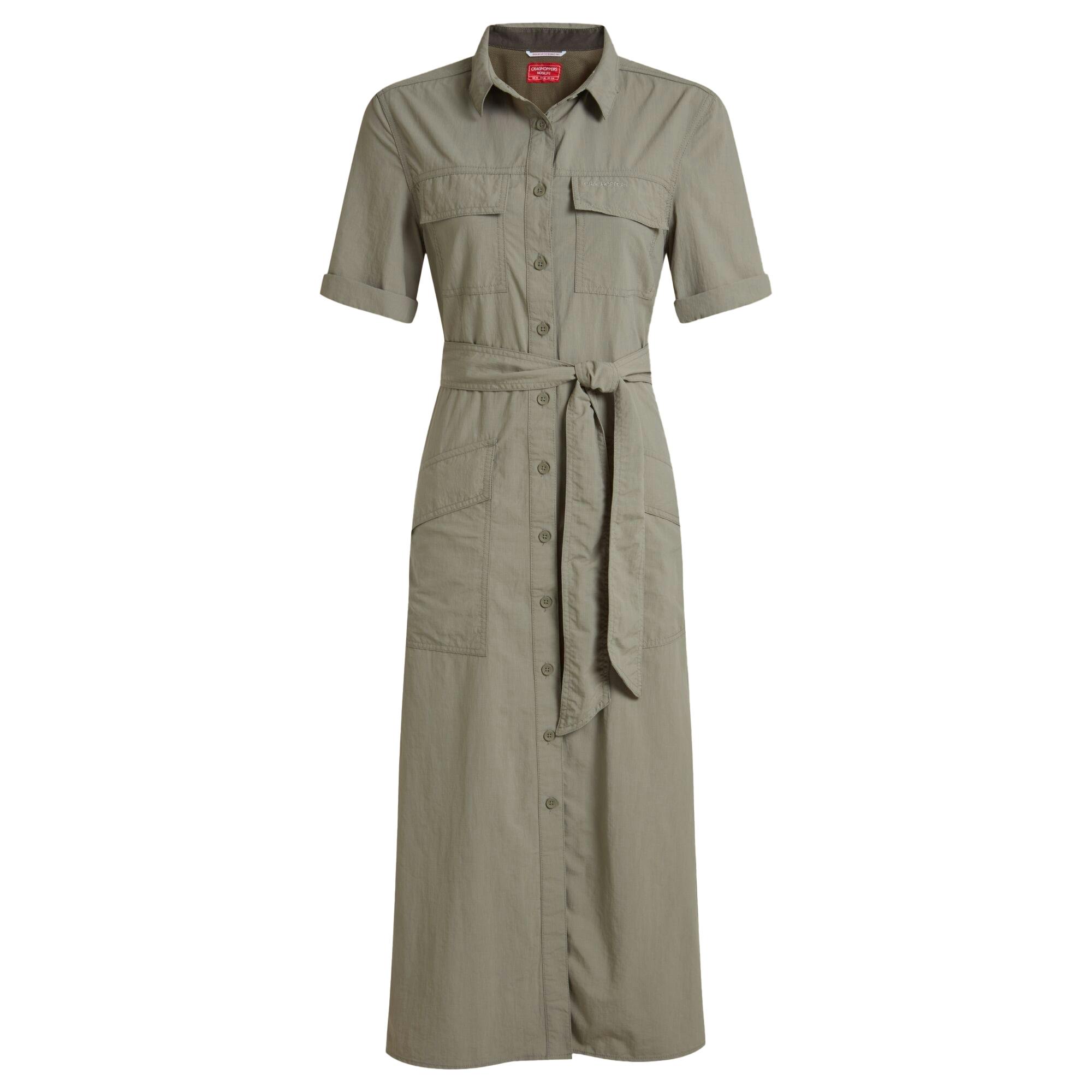 Craghoppers Women's Carina Adventure Nosilife Dress - Vert - 16 Uk - Vert - 100% Recycled Polyamide