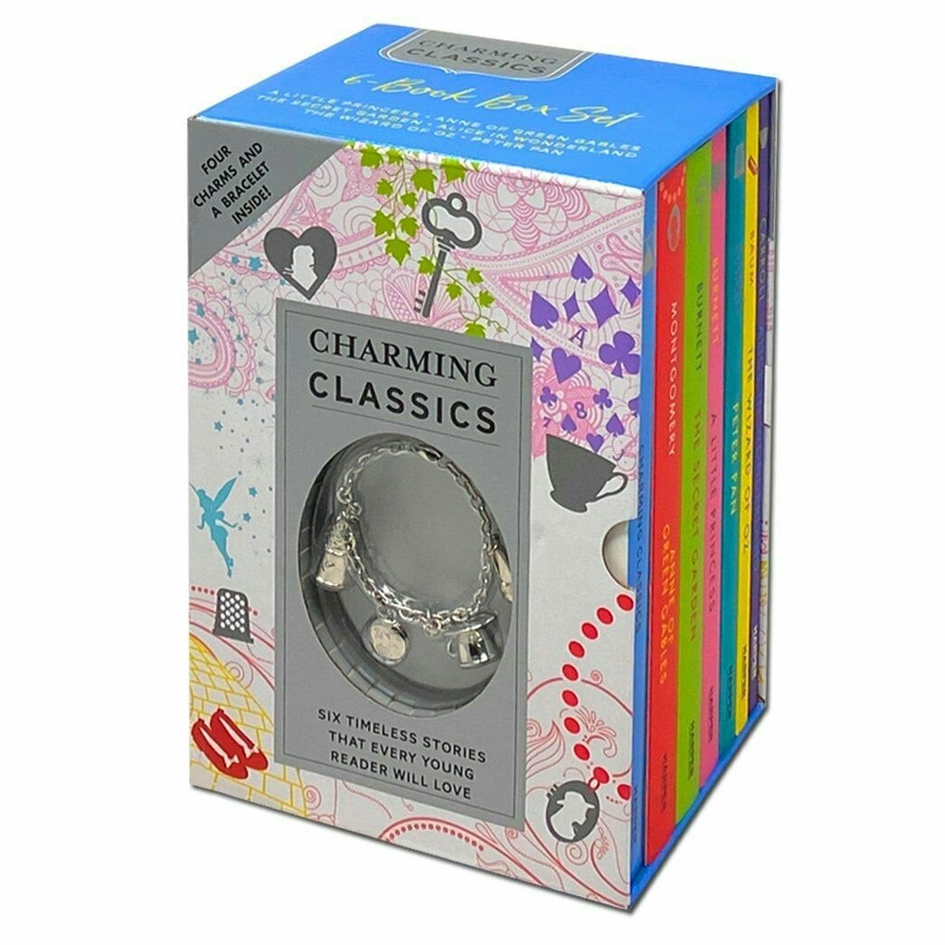 B&Q - Charming Classics Collection 6 Books Box Set Alice In WonderlandA Little Princess - Image 6