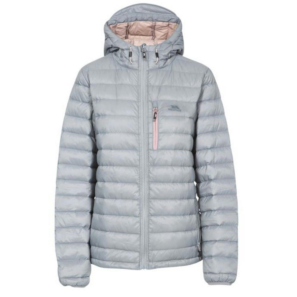 Trespass Women's Light Grey Arabel Down Jacket In | : 2XS - Image 4