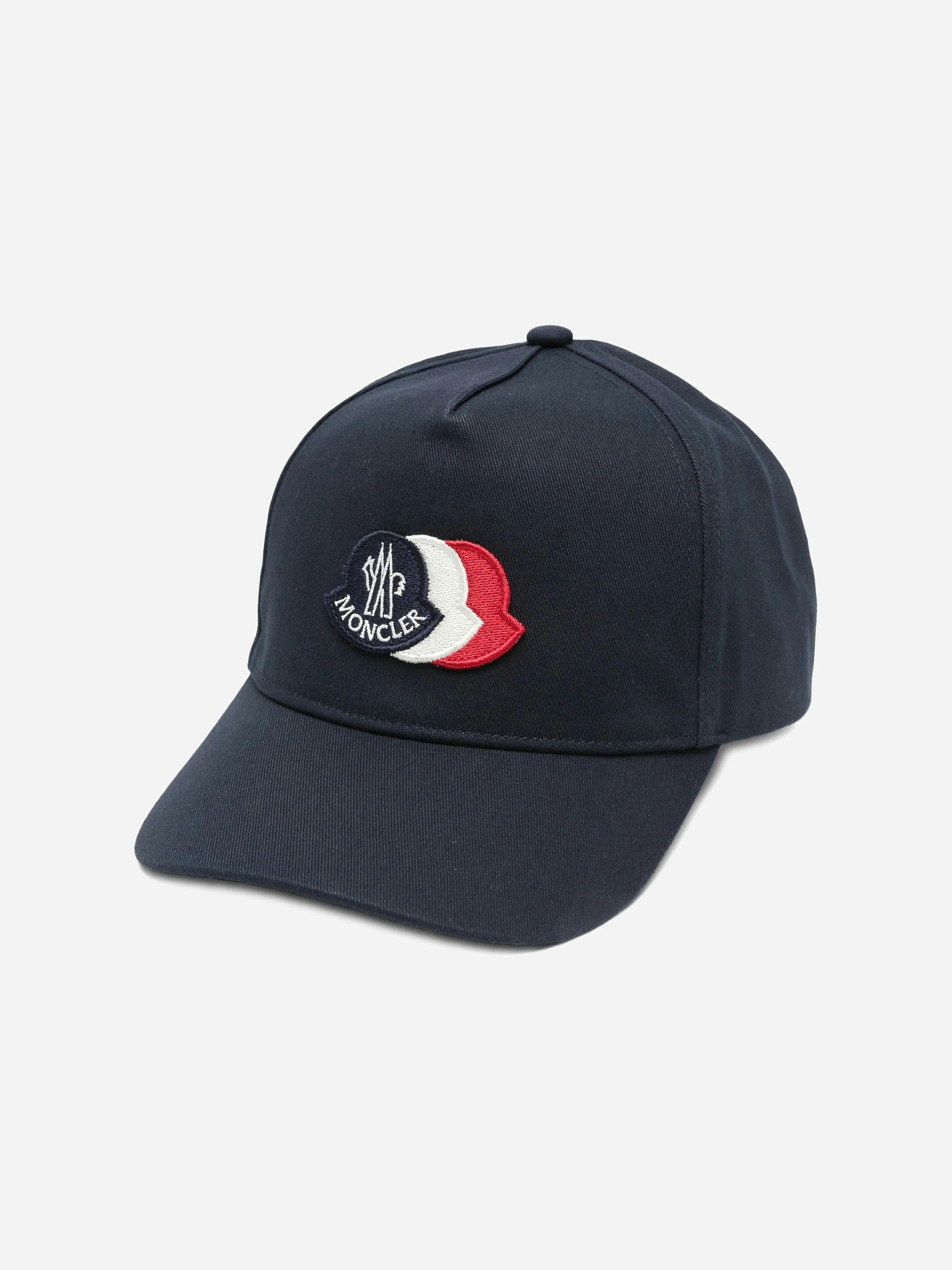Moncler Enfant Boys Cotton Logo Baseball Cap In Navy - Navy - 4 - 6 Yrs S (50-52 Cm)
