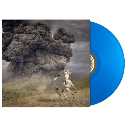 Eyesore Merch White/Dark/Blue The Buffalo - 'Year Of The Horse' Lp Transparent Vinyl