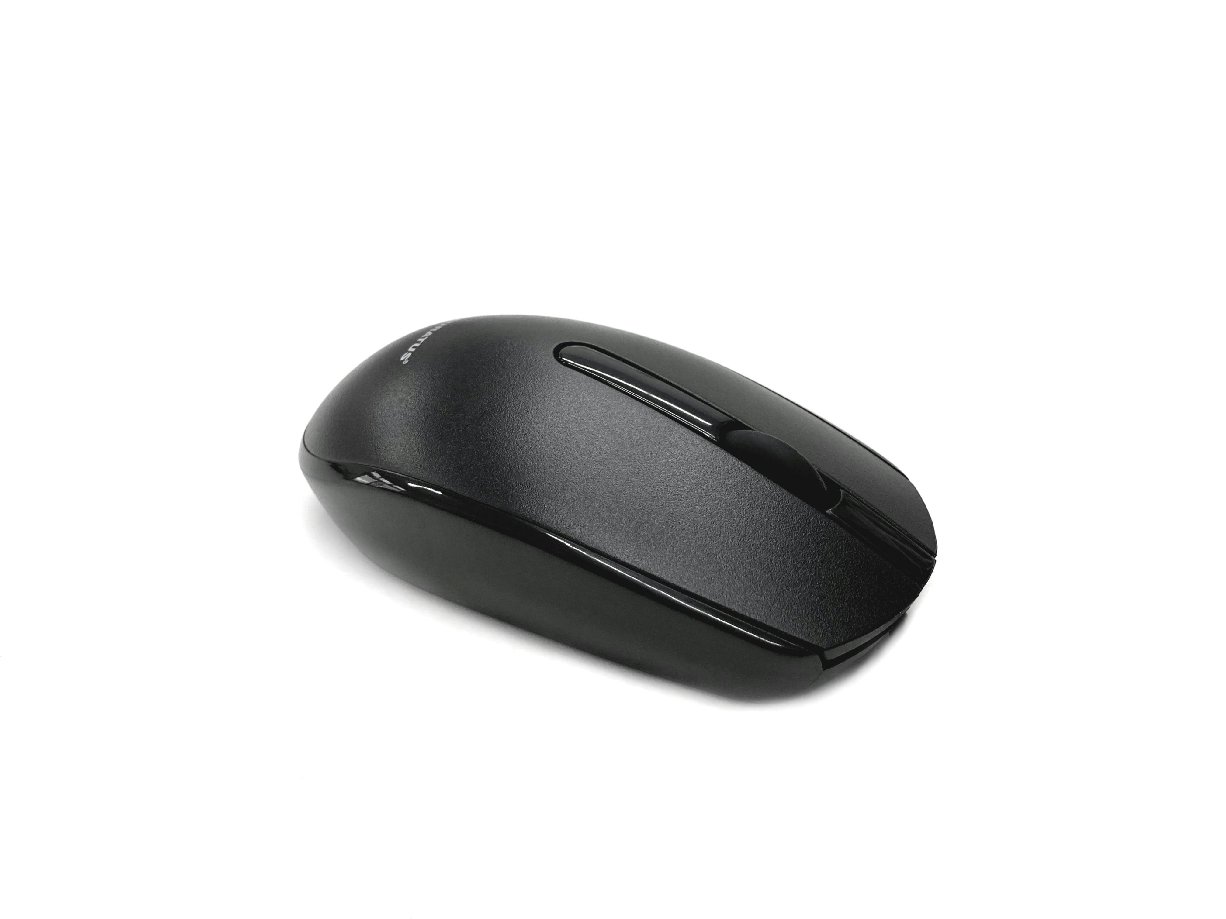 Accuratus Black M100 Multidevice Wireless - Multidevice Dual Bluetooth 5.1 & Rf 2.4Ghz Wireless Full Size Mouse