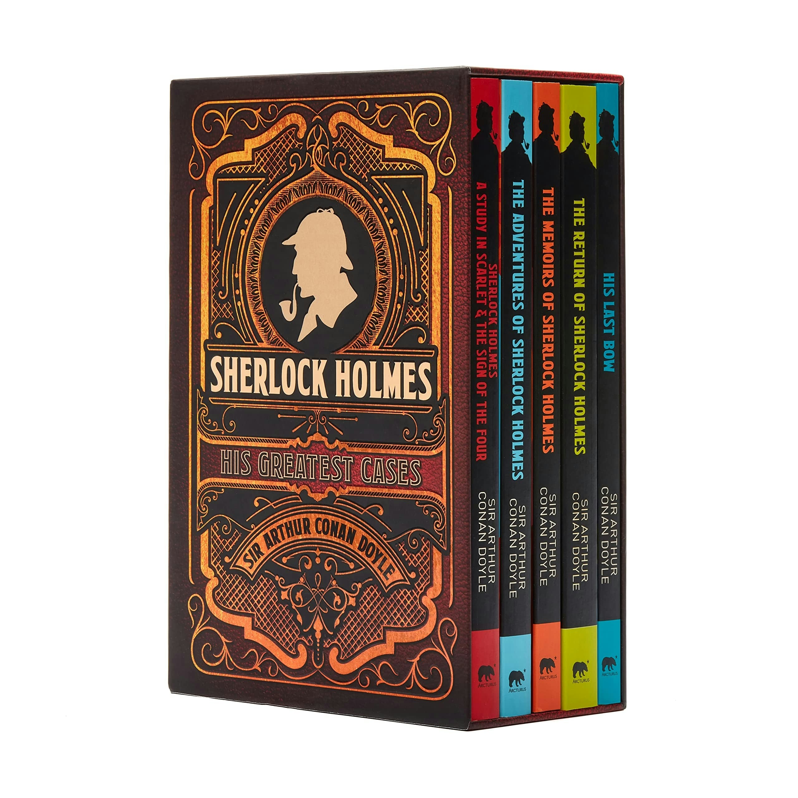 Sherlock Holmes: His Greatest Cases: 5-Book paperback boxed set by Arthur Conan - Image 20