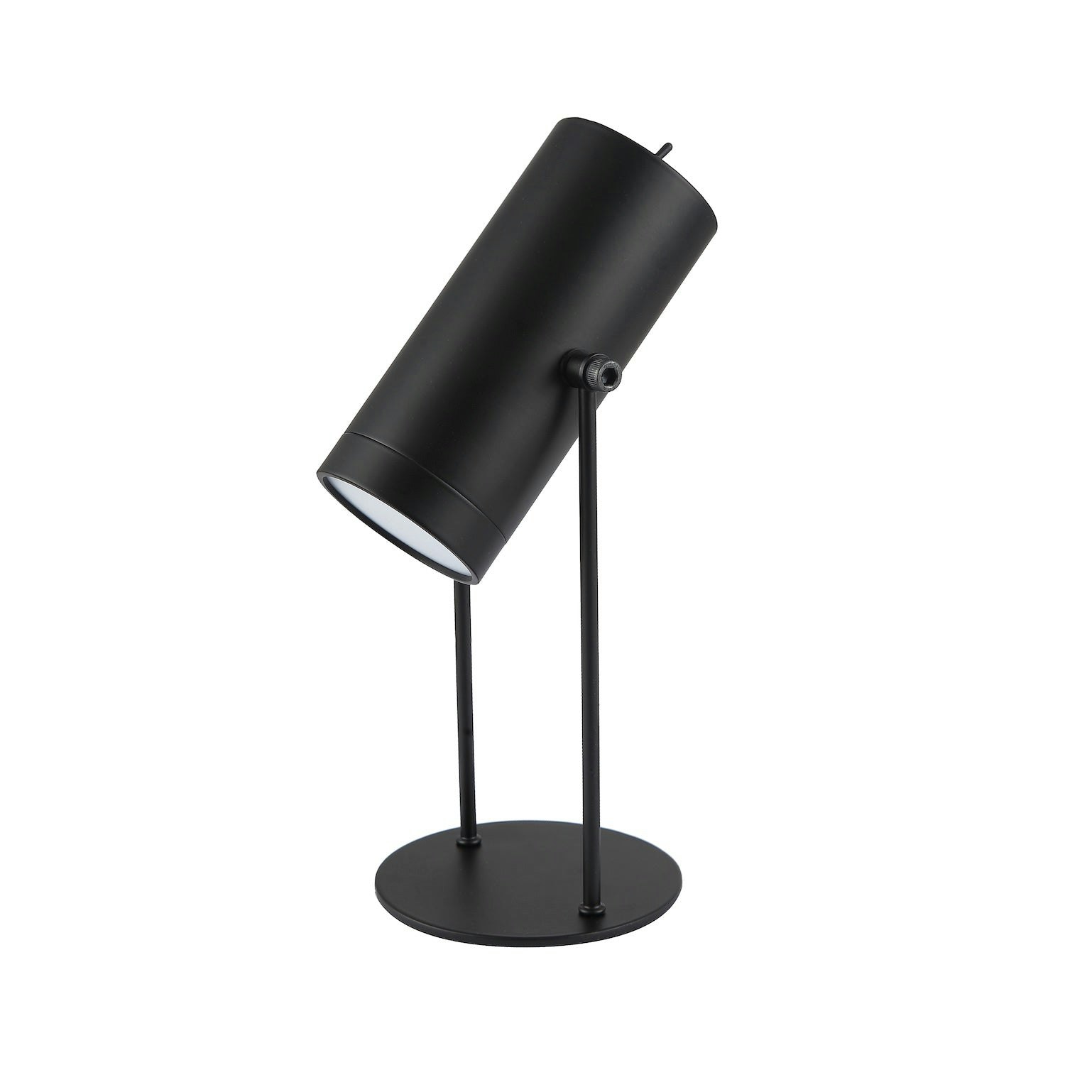 Rackhams Black Modern Matte Adjustable Tiltable Rechargeable Led Table/Desk/Floor Lamp Small