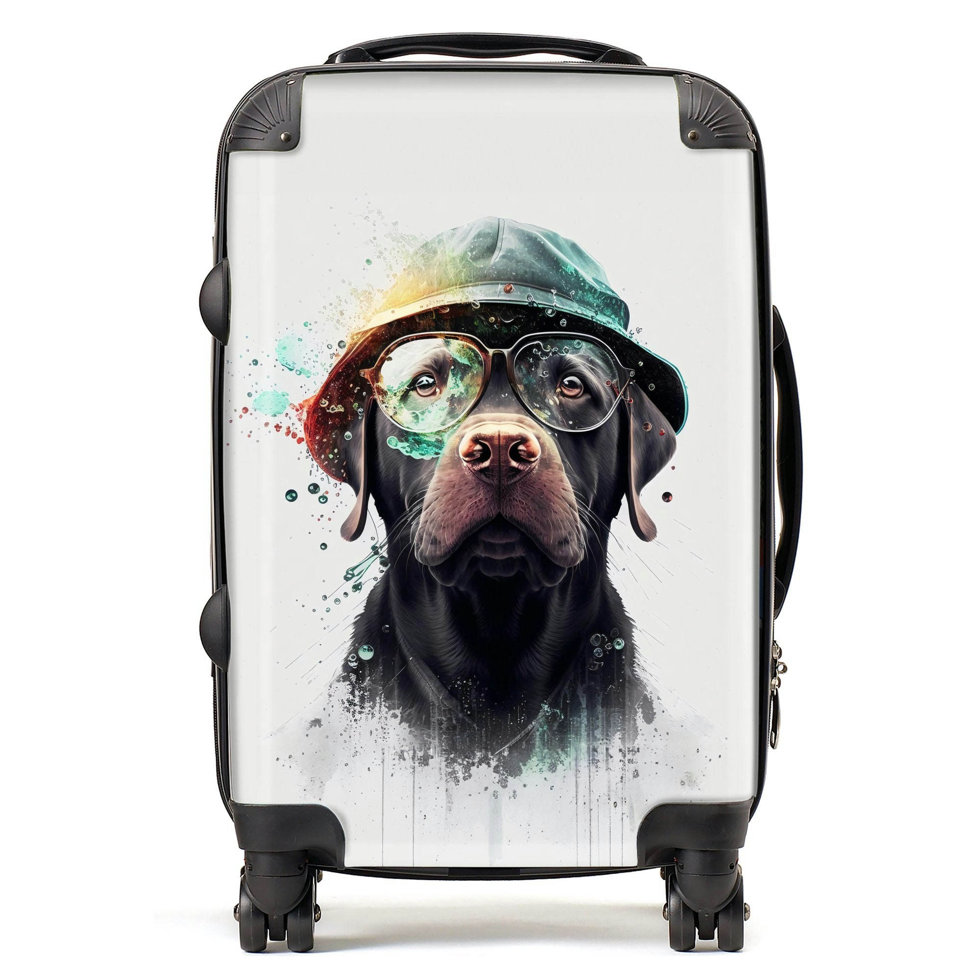 Warren Reed Labrador Retriever Dog Splashart Suitcase - Cabin