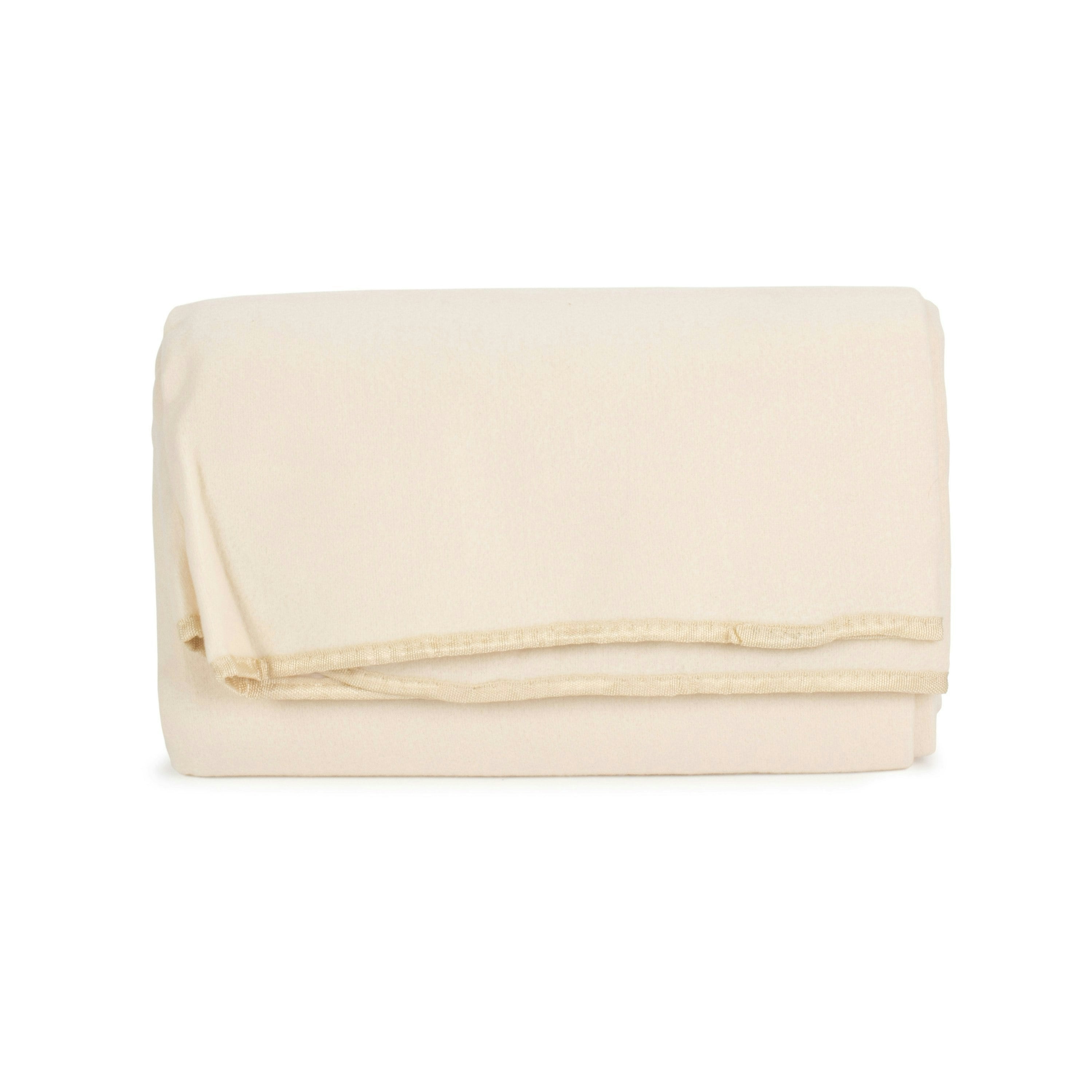 Rackhams Cream Fleece Waterproof Picnic Blanket