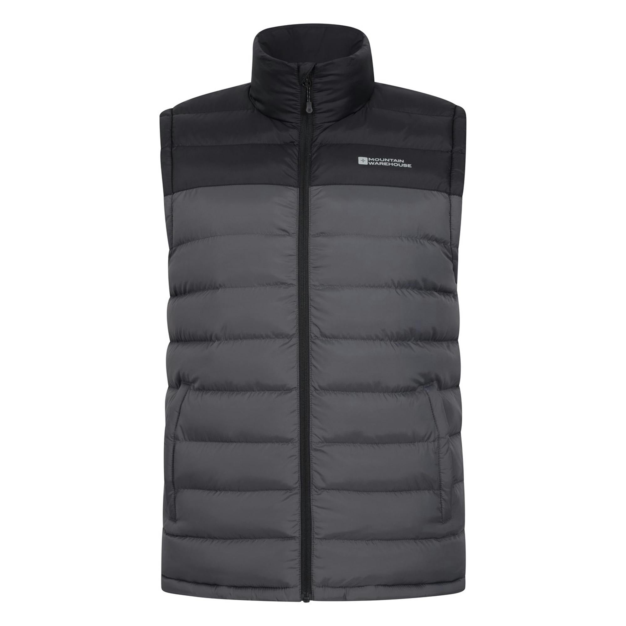 Mountain Warehouse Men's Dark/Grey Seasons Ii Padded Gilet - S - 100% Polyester