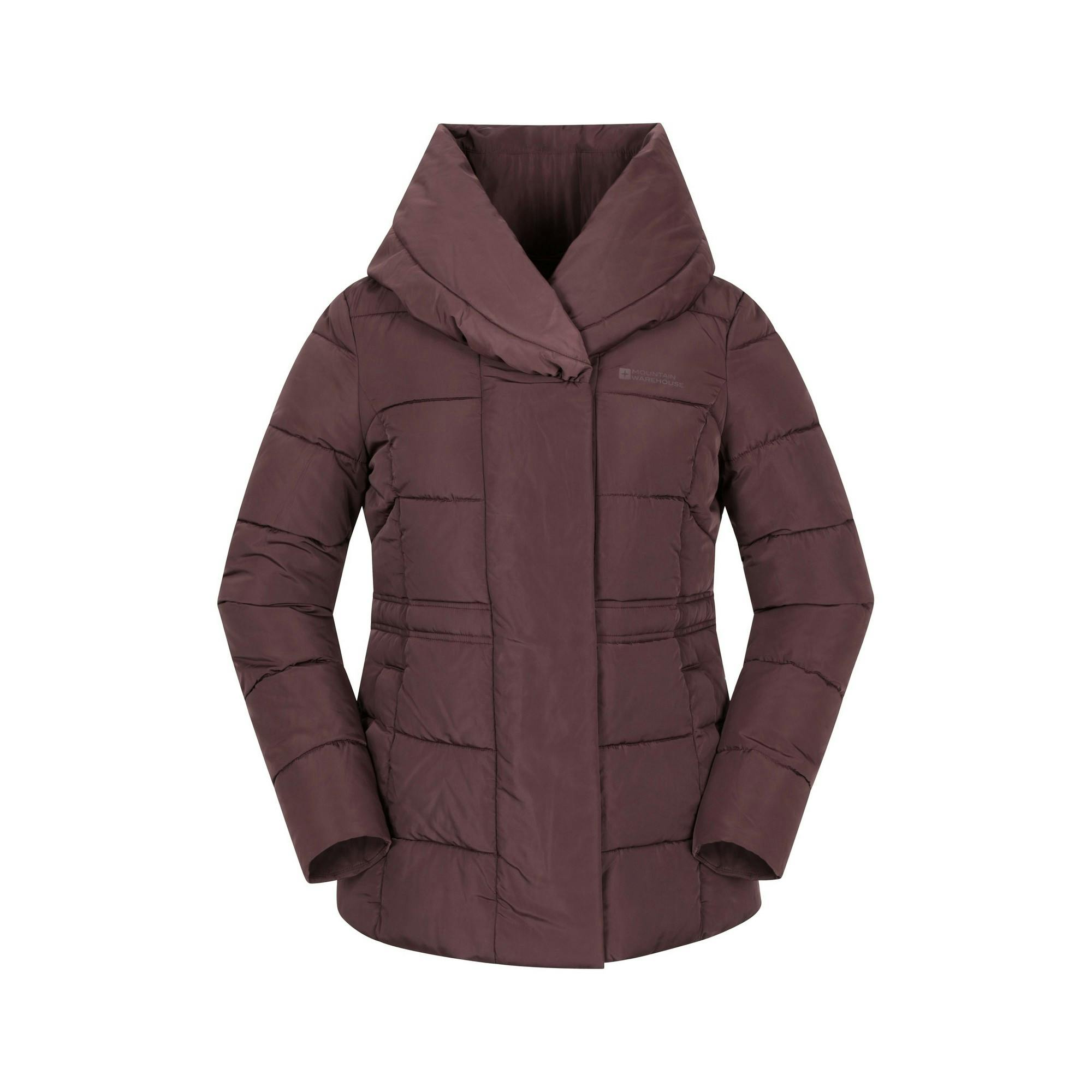 Mountain Warehouse Brown Olive Padded Jacket - 18 Uk - 100% Polyester