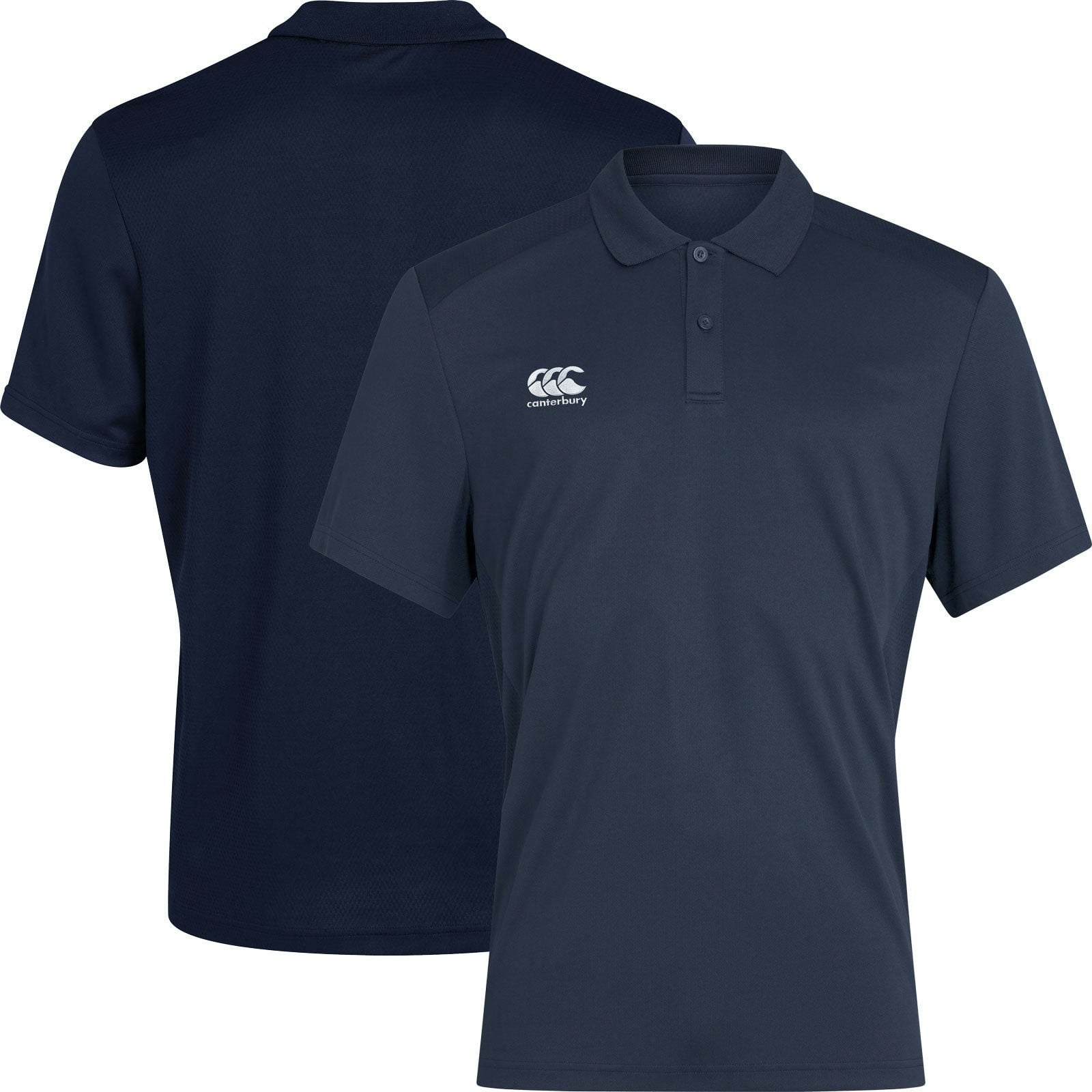 Canterbury Men's Blue Club Dry Polo {Qa005726} - Navy - Medium