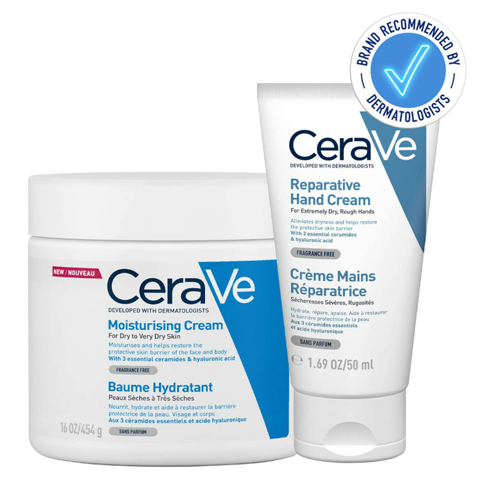 Cerave Cream Moisturising & Hand - 454 G