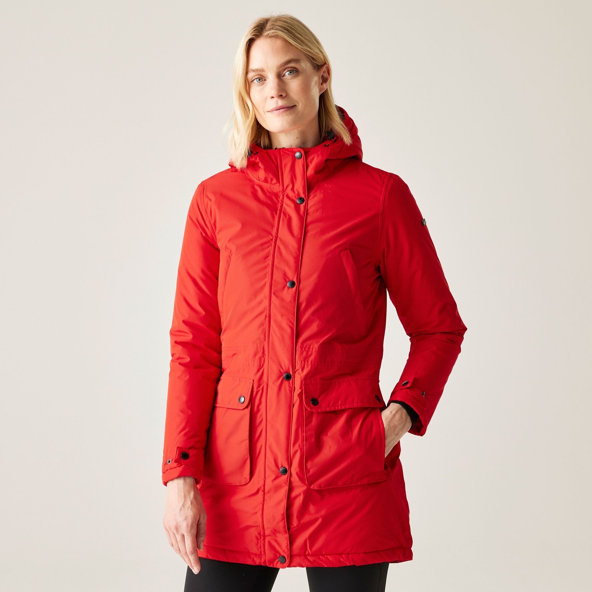 Regatta Women's Red Voltera Heated Waterproof Jacket - Code - Code - Size 20 Uk